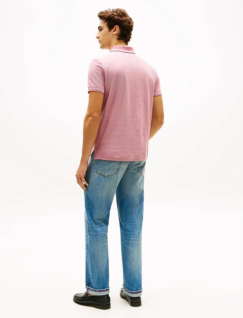 Tommy Hilfiger - OXFORD TWO TONE REG PLACKET - kortærmede poloer - regatta red white - 2