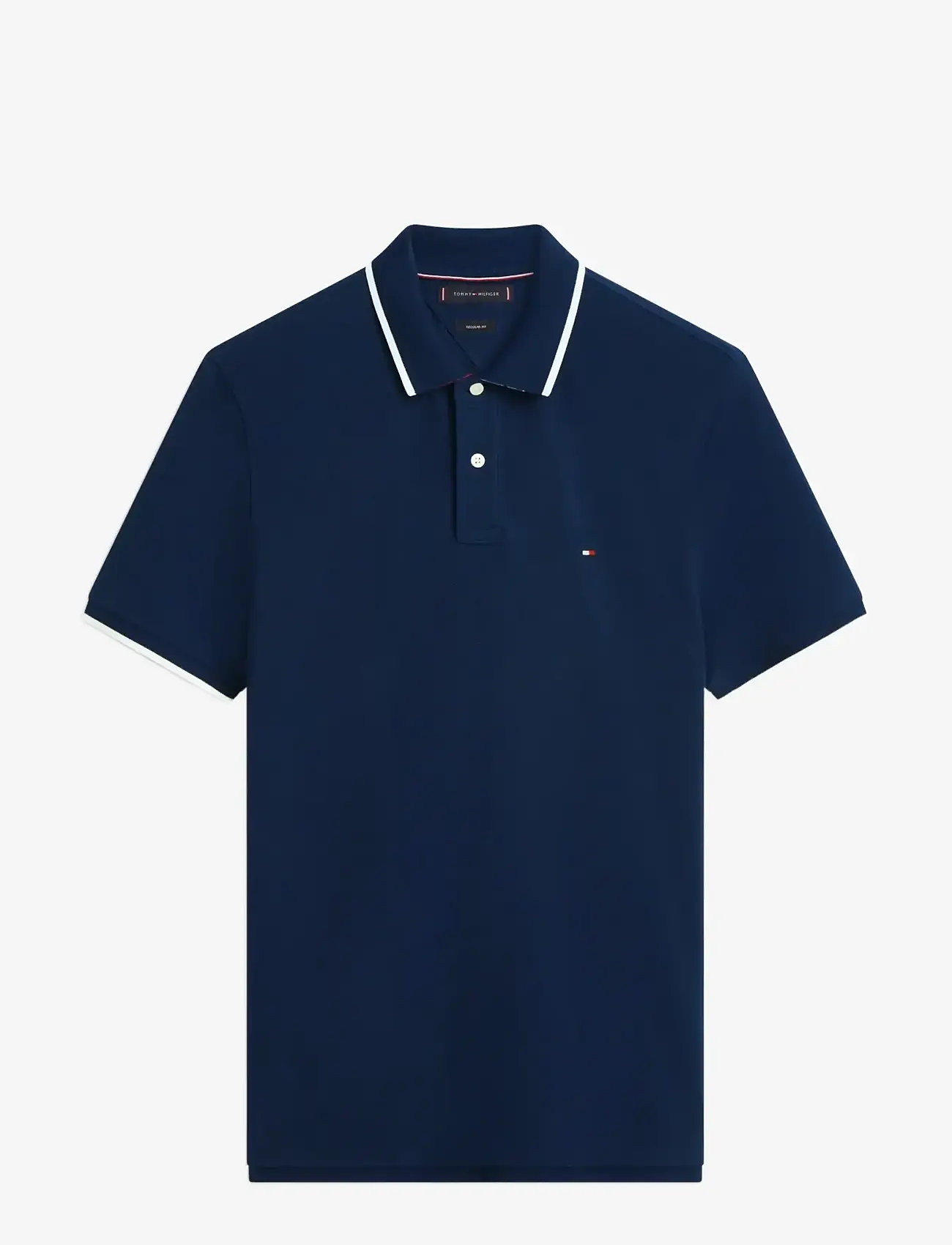 Tommy Hilfiger - PIQUE UNDERCOLLAR REG POLO - kurzärmelig - carbon navy - 1