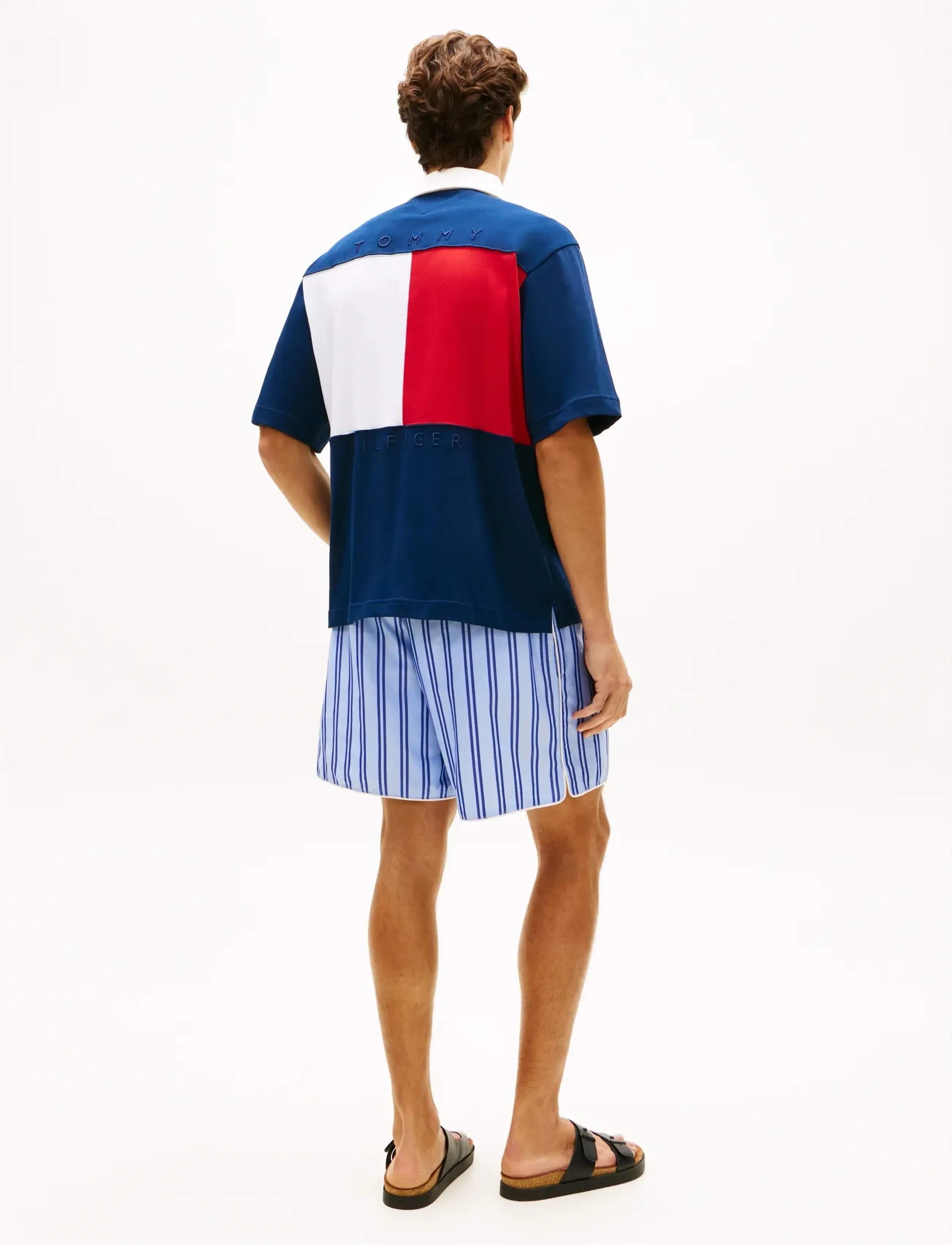 Tommy Hilfiger - BIG FLAG CB RELAXED POLO - lühikeste varrukatega polod - carbon navy - 2