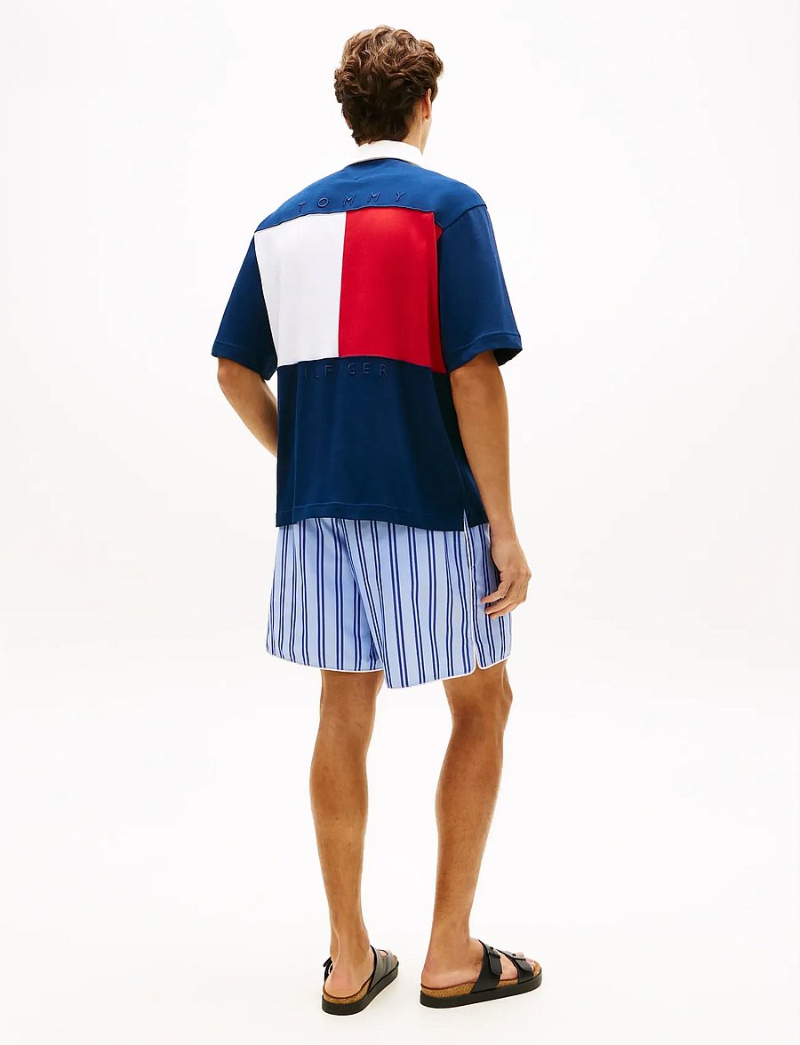 Tommy Hilfiger - BIG FLAG CB RELAXED POLO - stutterma pólóbolir - carbon navy - 2