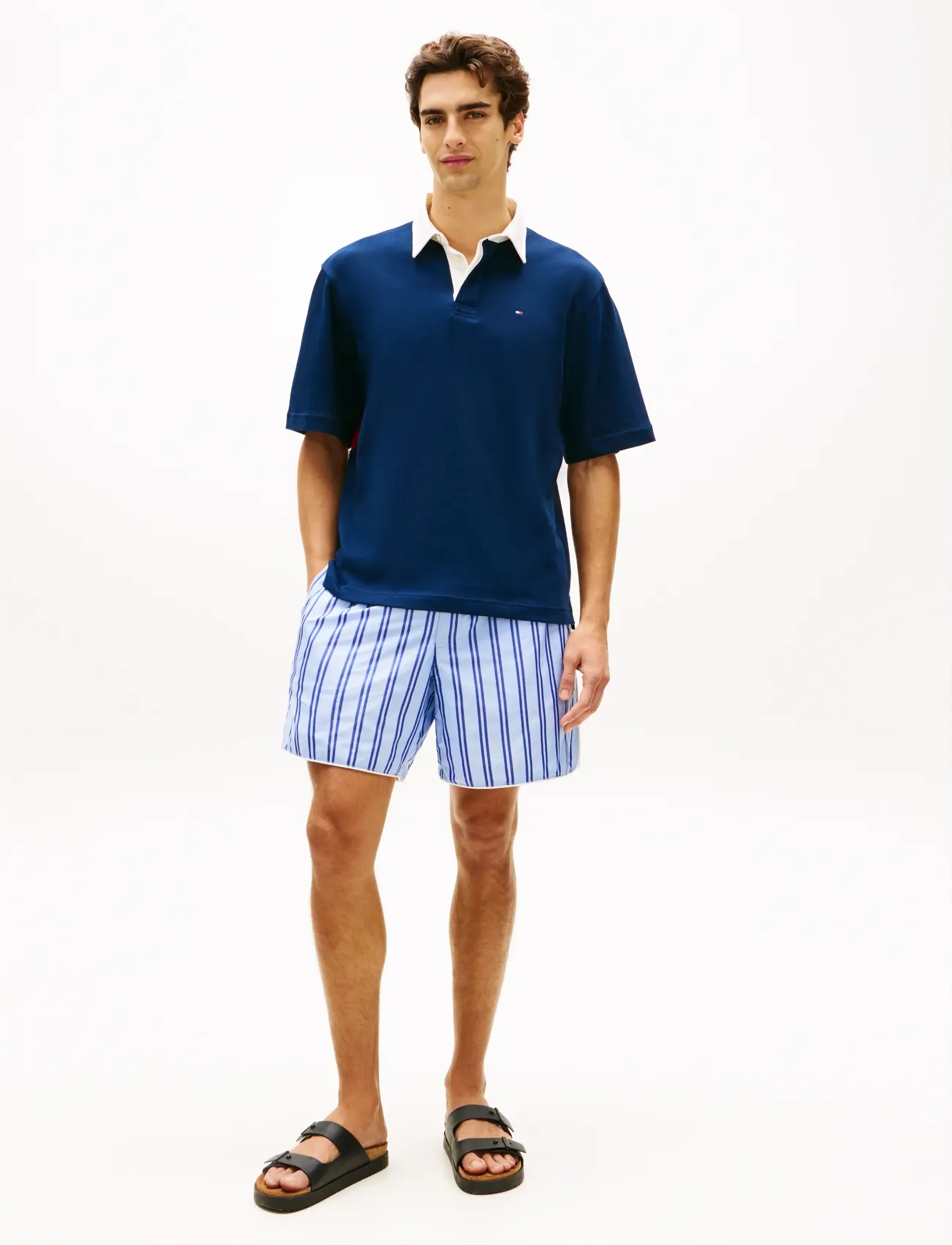 Tommy Hilfiger - BIG FLAG CB RELAXED POLO - lühikeste varrukatega polod - carbon navy - 3