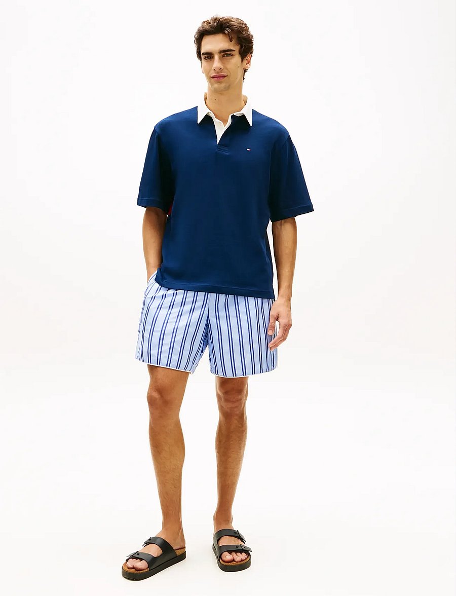 Tommy Hilfiger - BIG FLAG CB RELAXED POLO - stutterma pólóbolir - carbon navy - 3