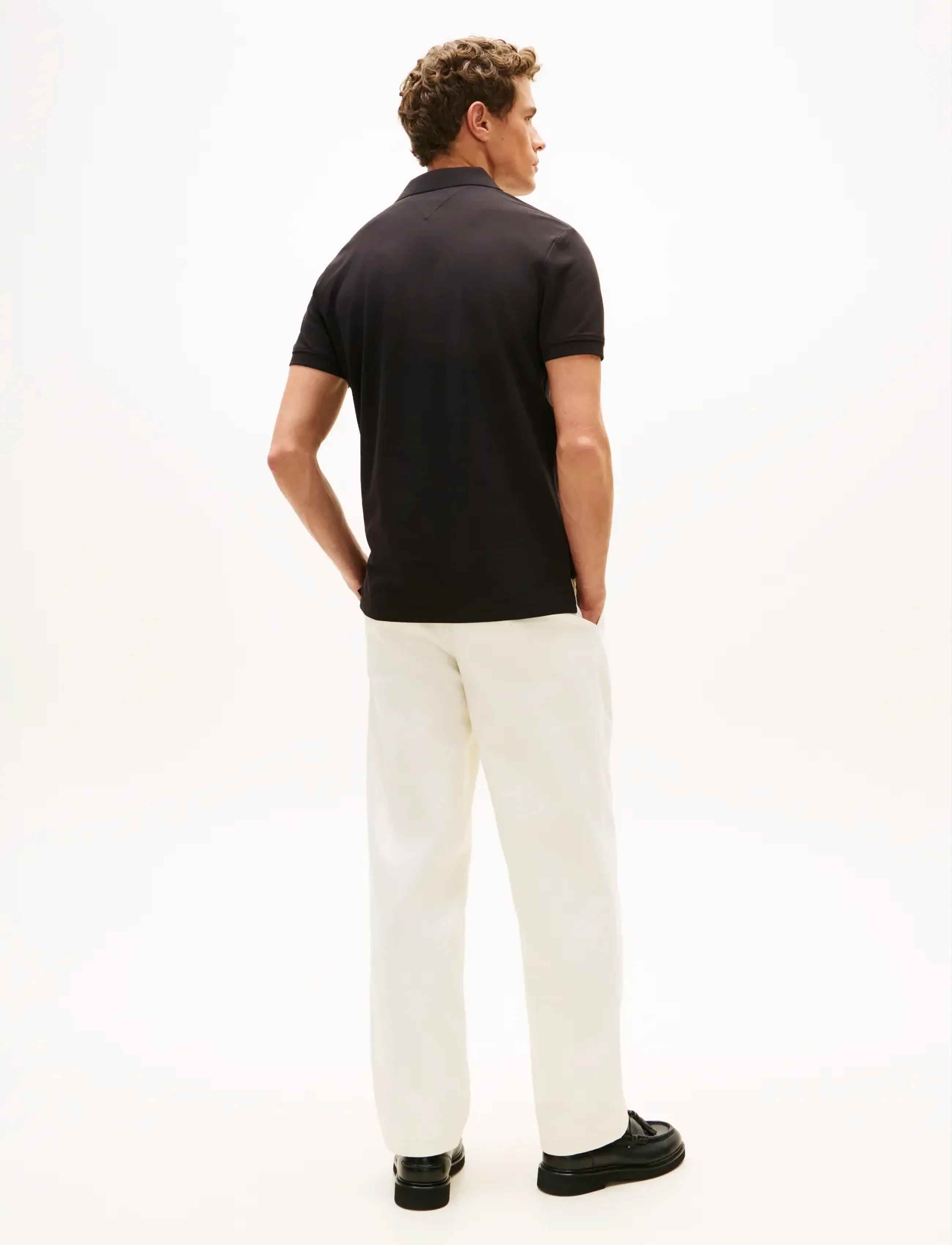 Tommy Hilfiger - LEFT CHEST GRAPHIC REG POLO - short-sleeved polos - black - 2