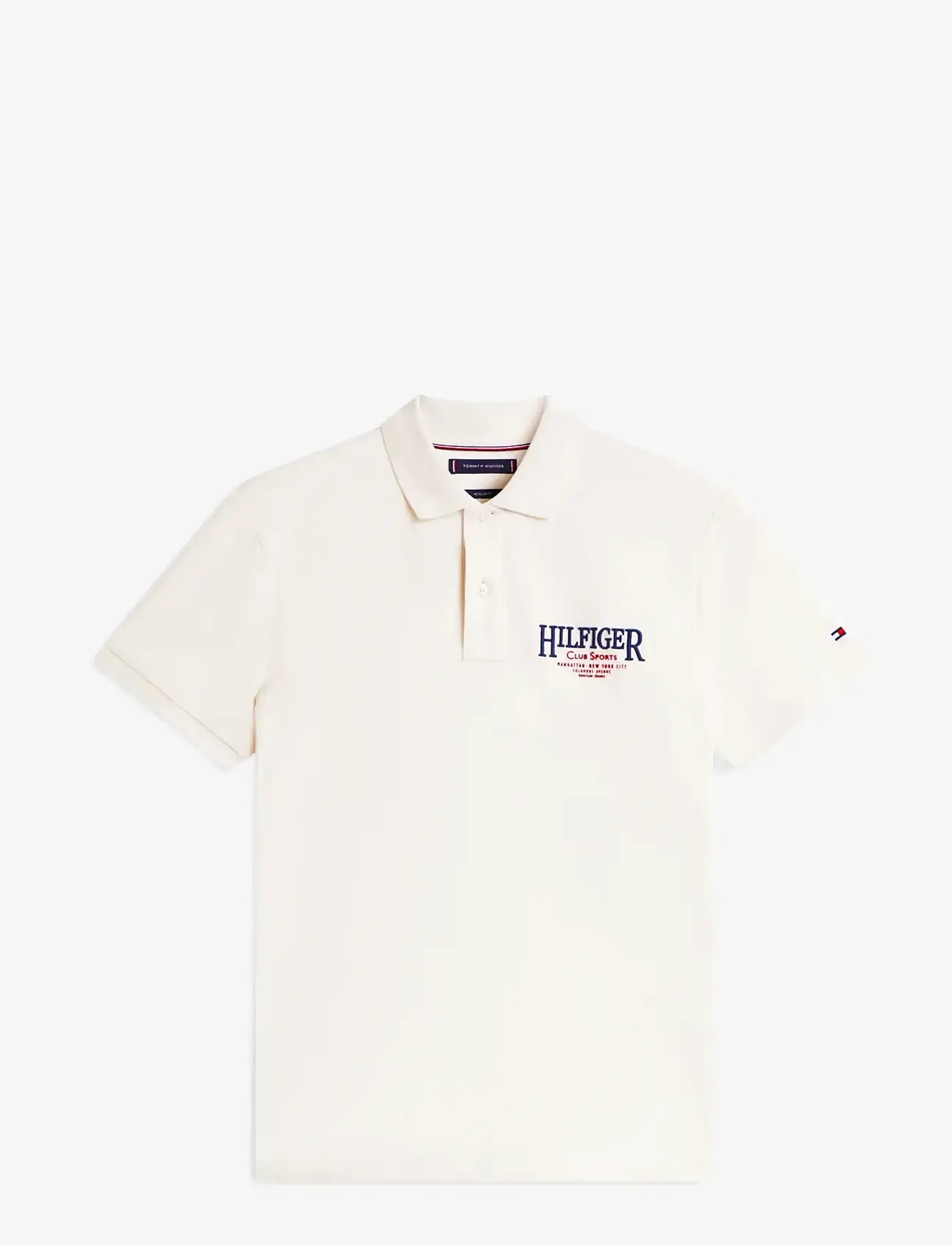 Tommy Hilfiger - LEFT CHEST GRAPHIC REG POLO - kortærmede poloer - ivory petal - 1
