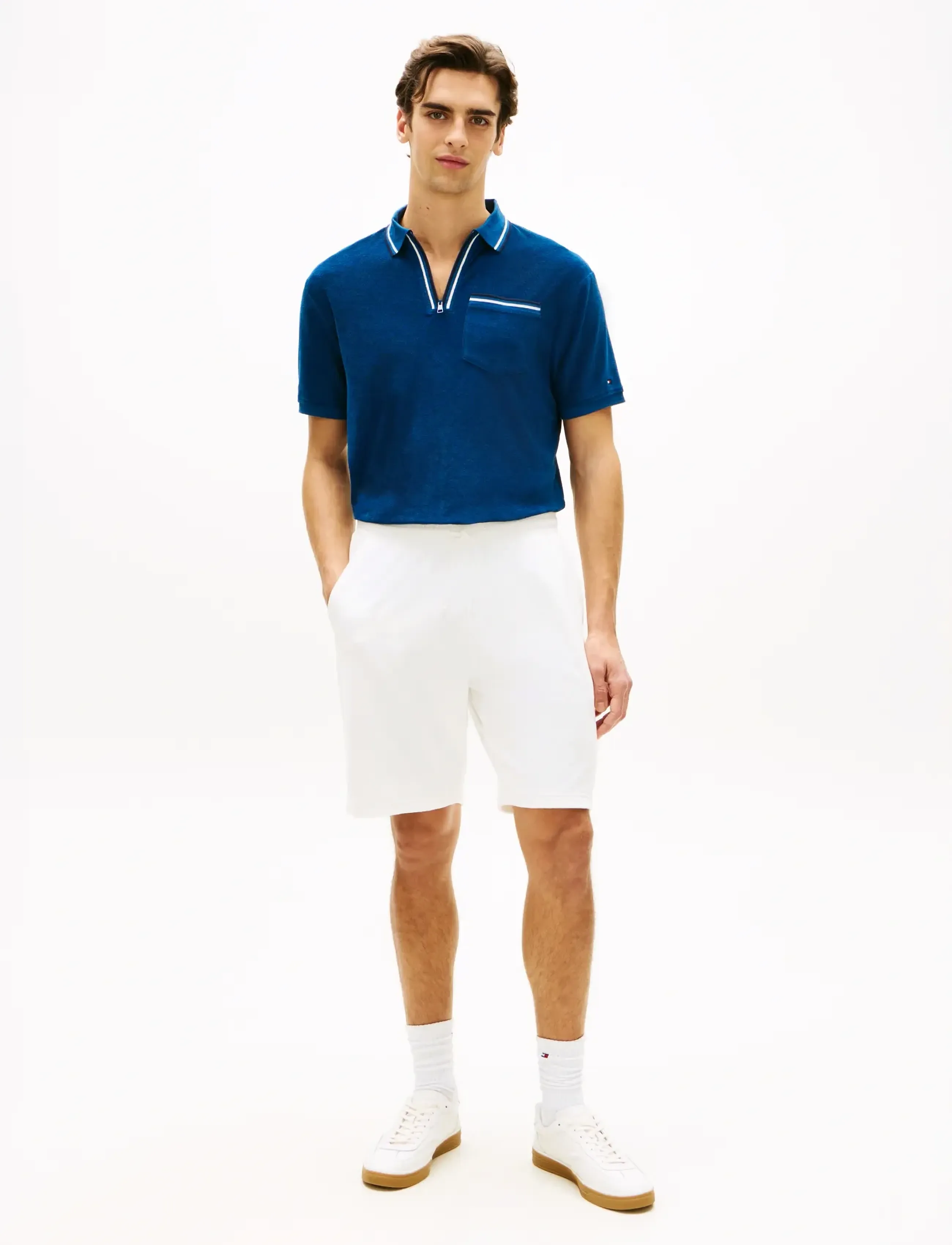 Towelling Zip Classic Fit 3