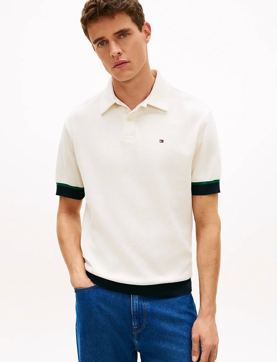 Tommy Hilfiger - LINKED REG POLO - ivory petal - 0
