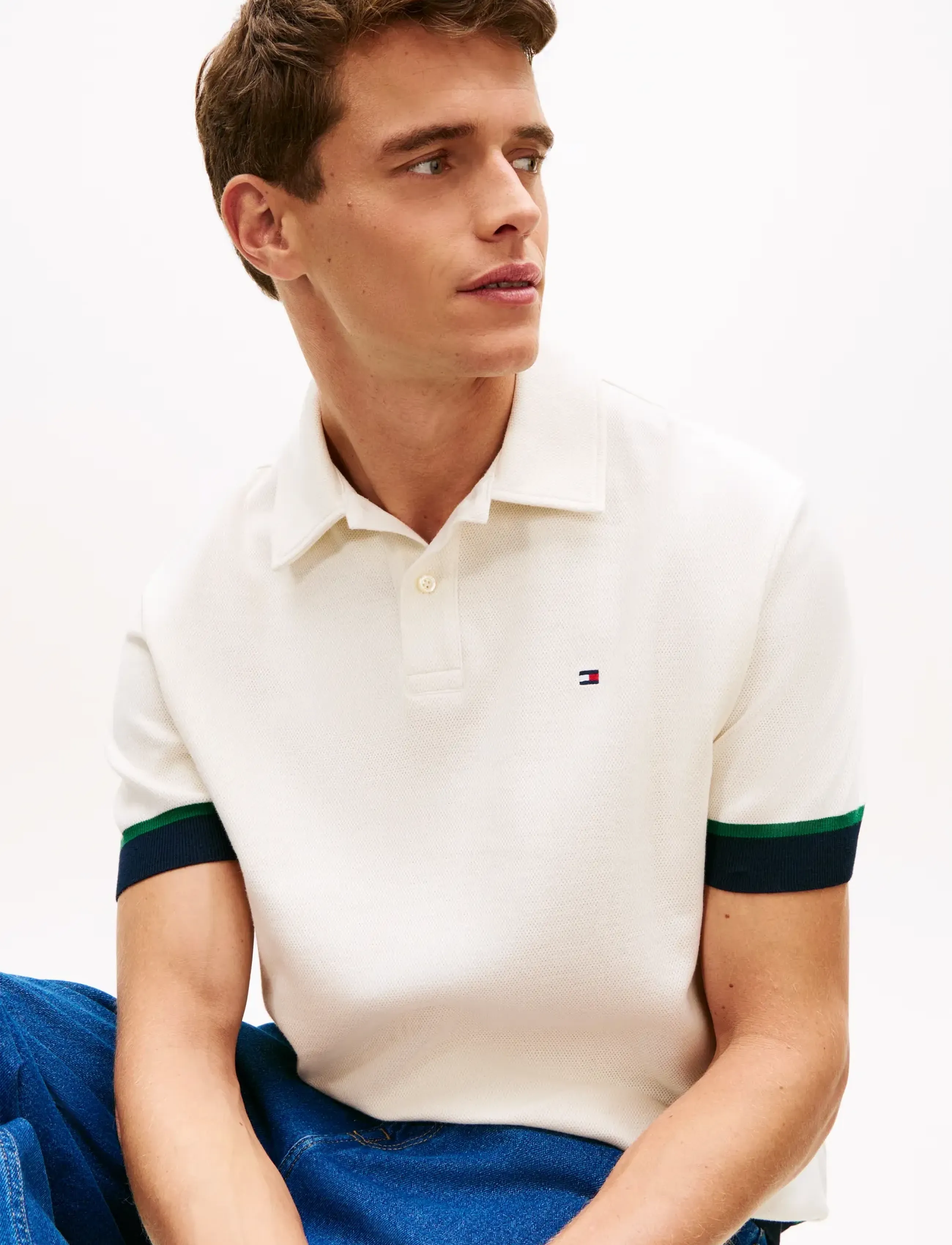 Tommy Hilfiger - LINKED REG POLO - ivory petal - 4
