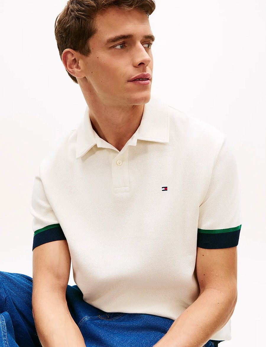 Tommy Hilfiger - LINKED REG POLO - ivory petal - 4
