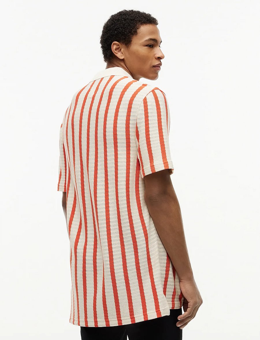 Tommy Hilfiger - OPEN KNIT RELAXED FIT POLO - polostrik - muslin brilliant orange - 2