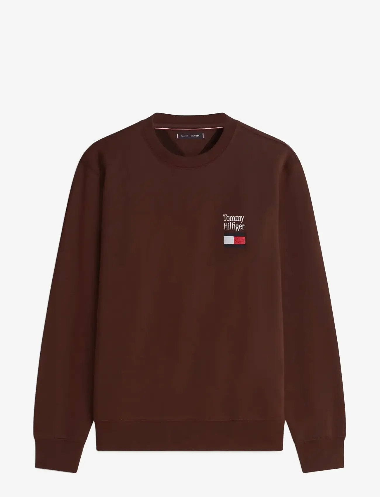 Tommy Hilfiger - TOMMY EMBRO FLAG SWEATSHIRT - shop efter anledning - chocolate - 1