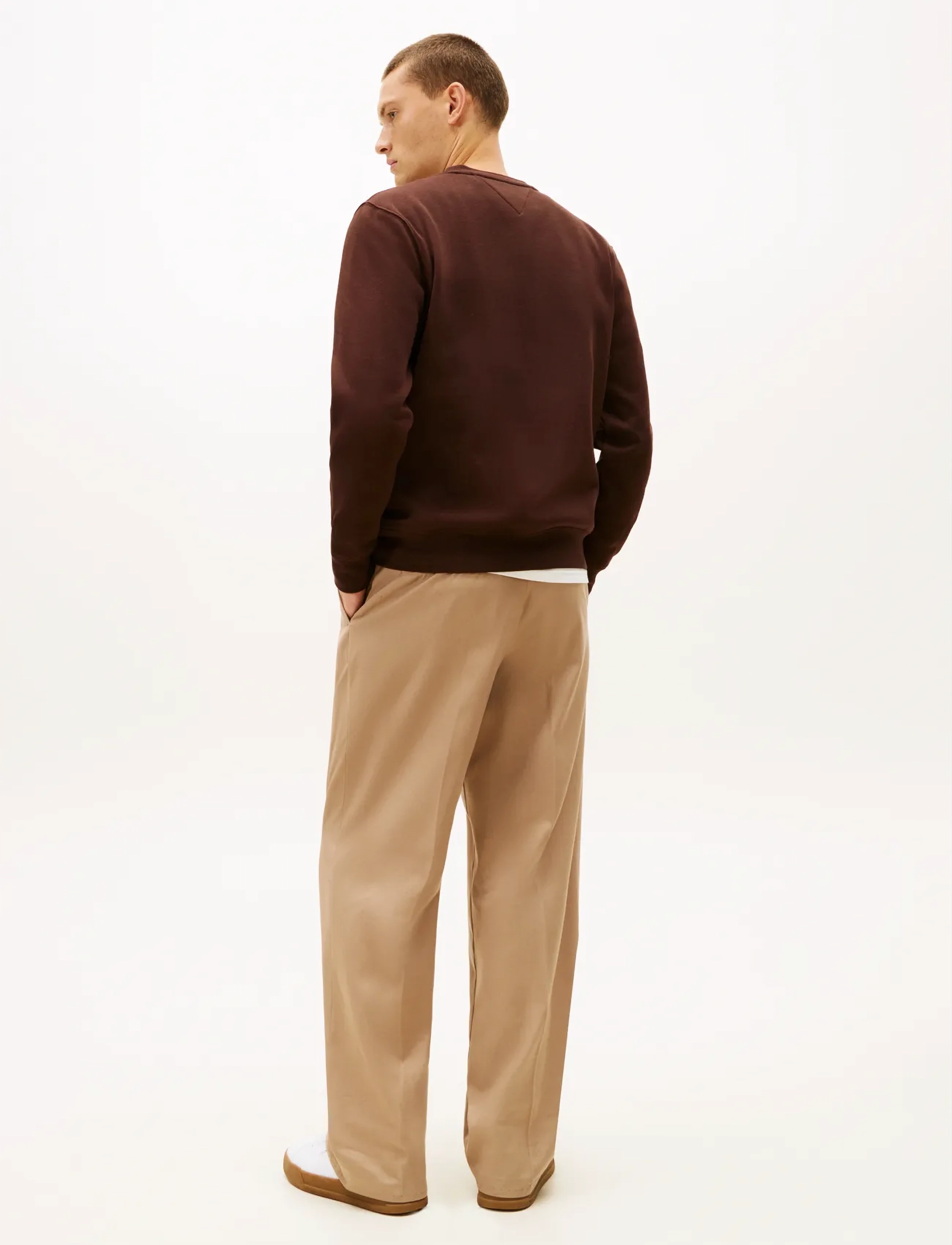 Tommy Hilfiger - TOMMY EMBRO FLAG SWEATSHIRT - swetry - chocolate - 3