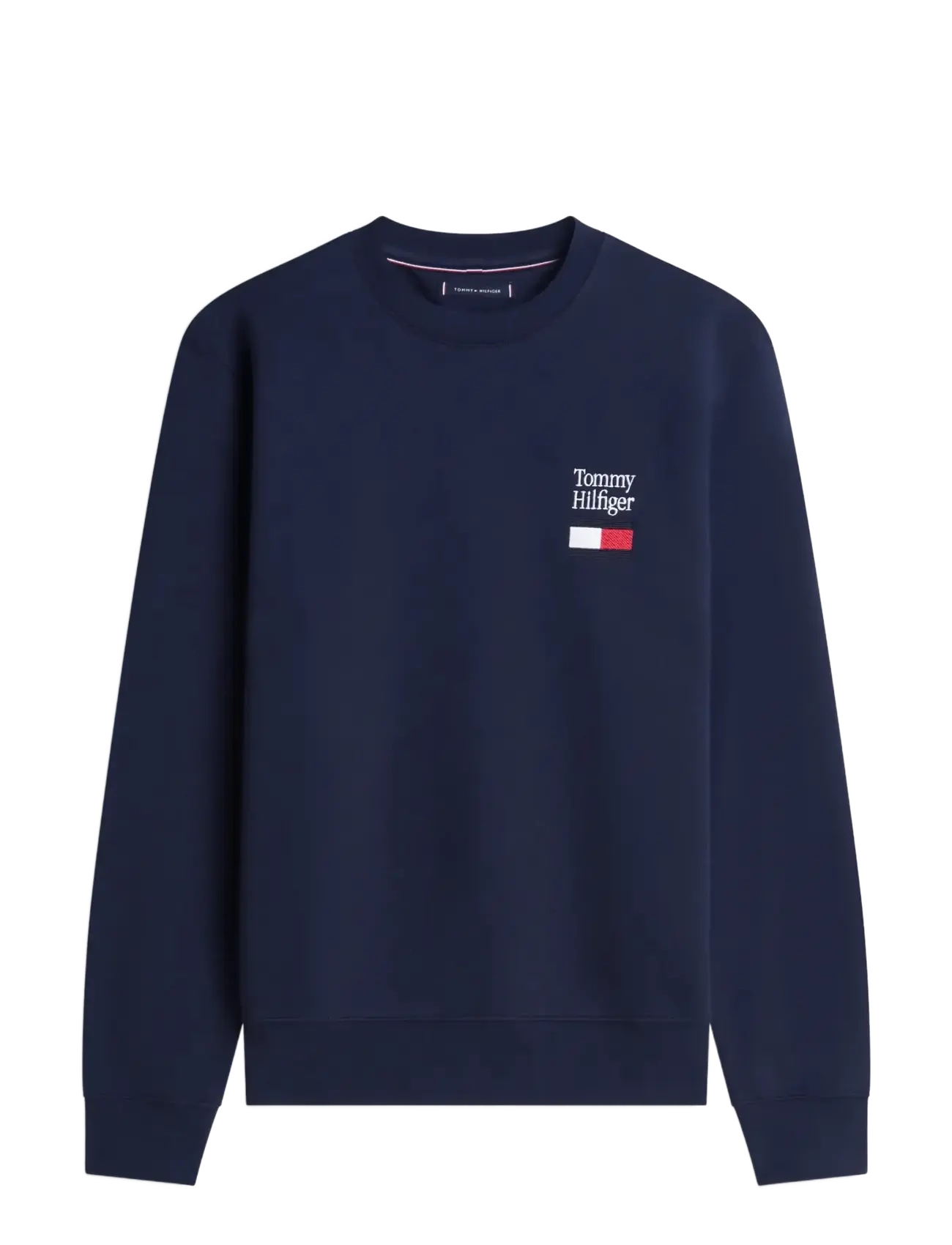 TOMMY EMBRO FLAG SWEATSHIRT - DESERT SKY