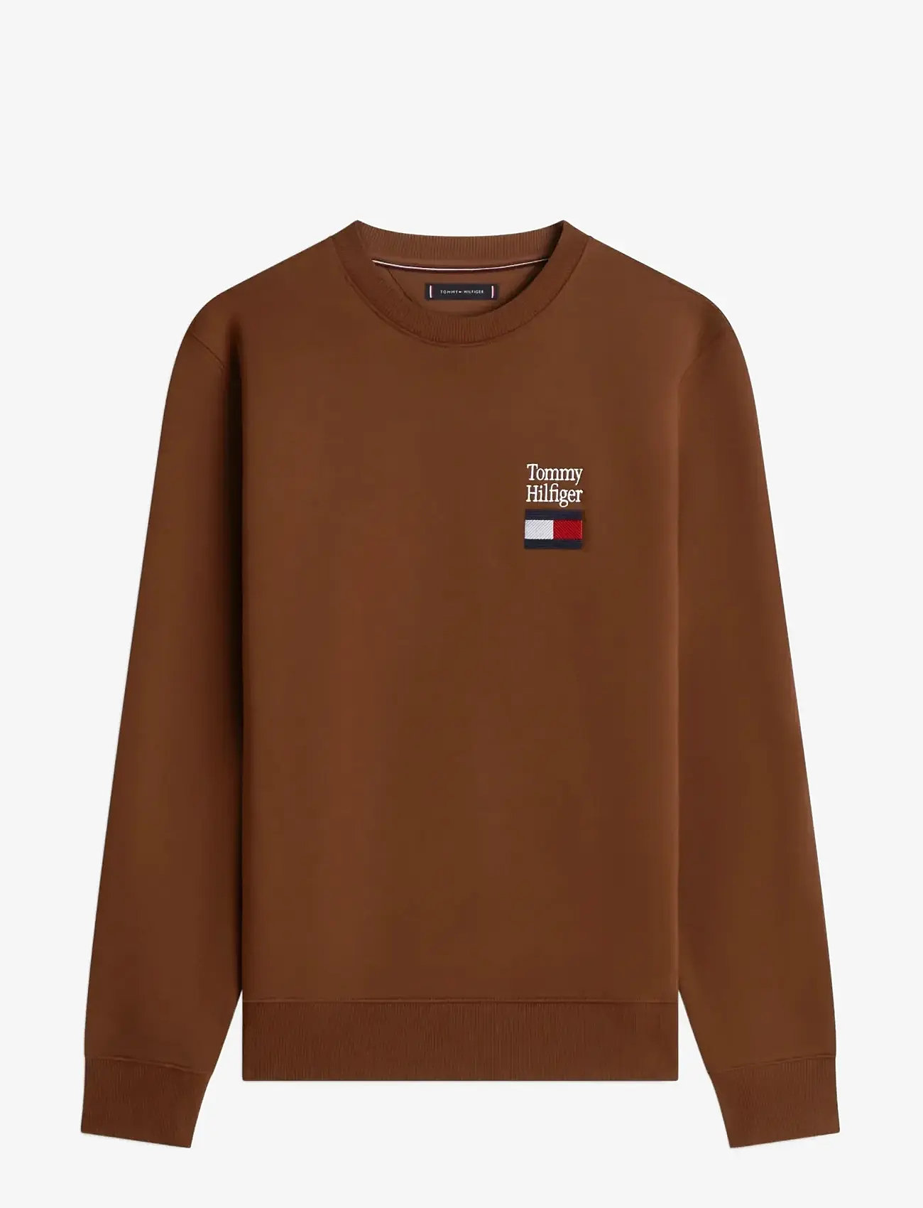 Tommy Hilfiger - TOMMY EMBRO FLAG SWEATSHIRT - nach anlass kaufen - legacy brown - 1