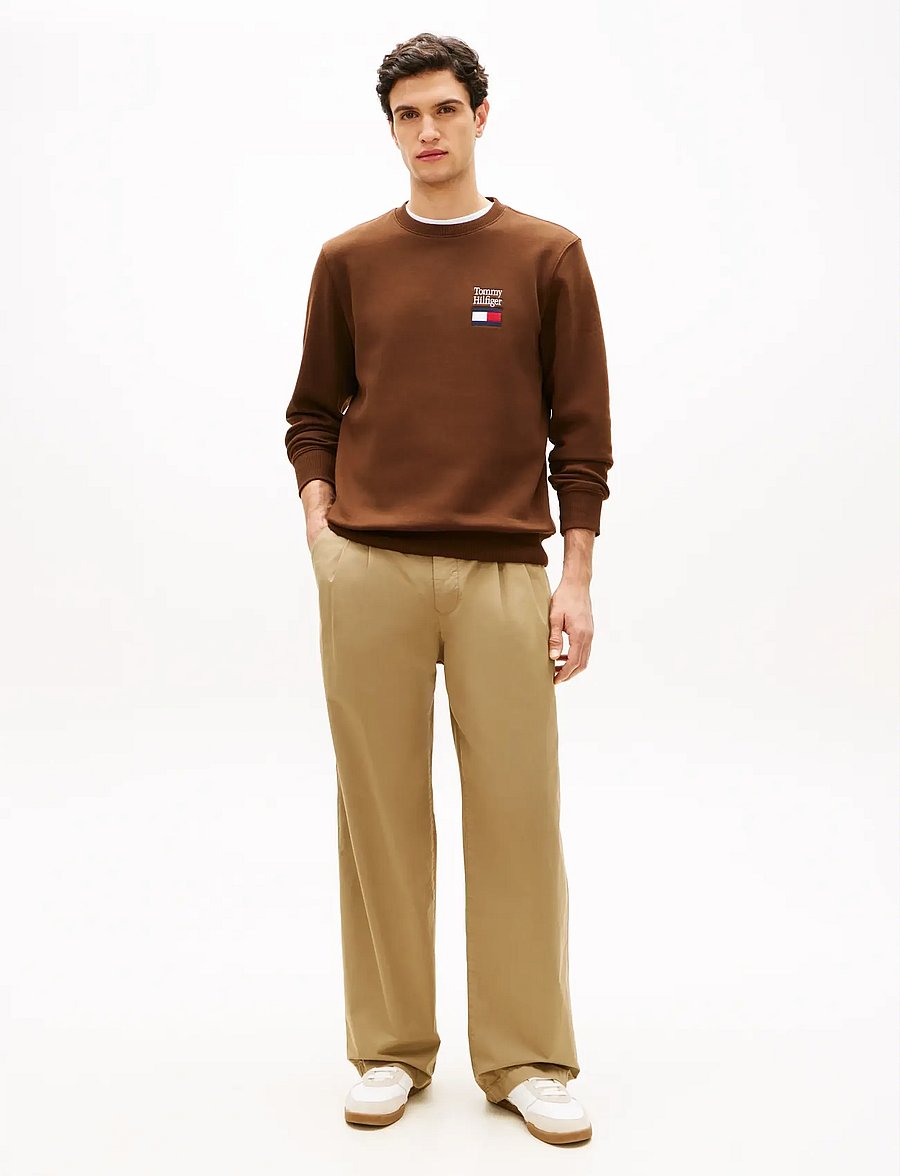 Tommy Hilfiger - TOMMY EMBRO FLAG SWEATSHIRT - sweatshirts - legacy brown - 3
