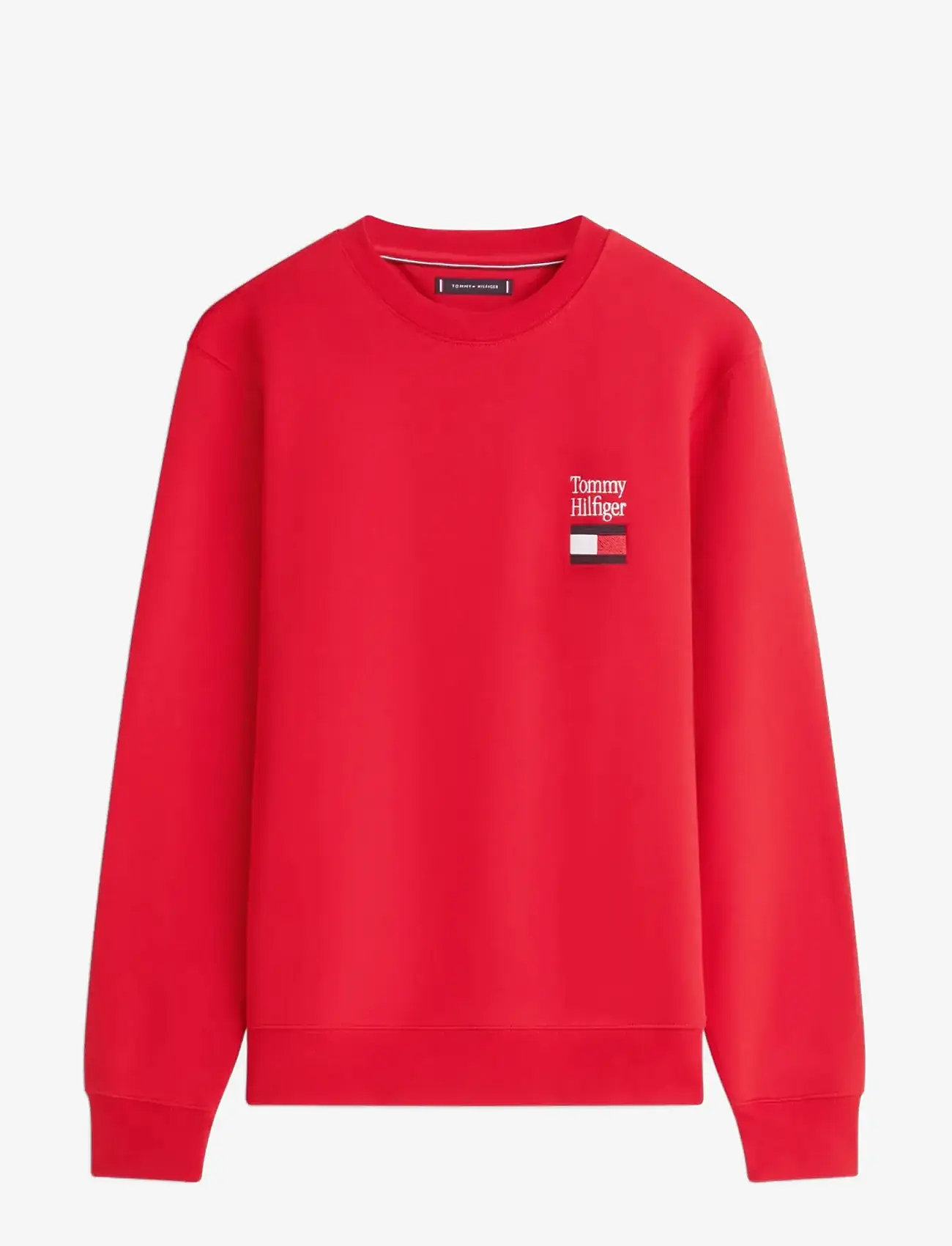 Tommy Hilfiger - TOMMY EMBRO FLAG SWEATSHIRT - shop efter anledning - medium red - 1