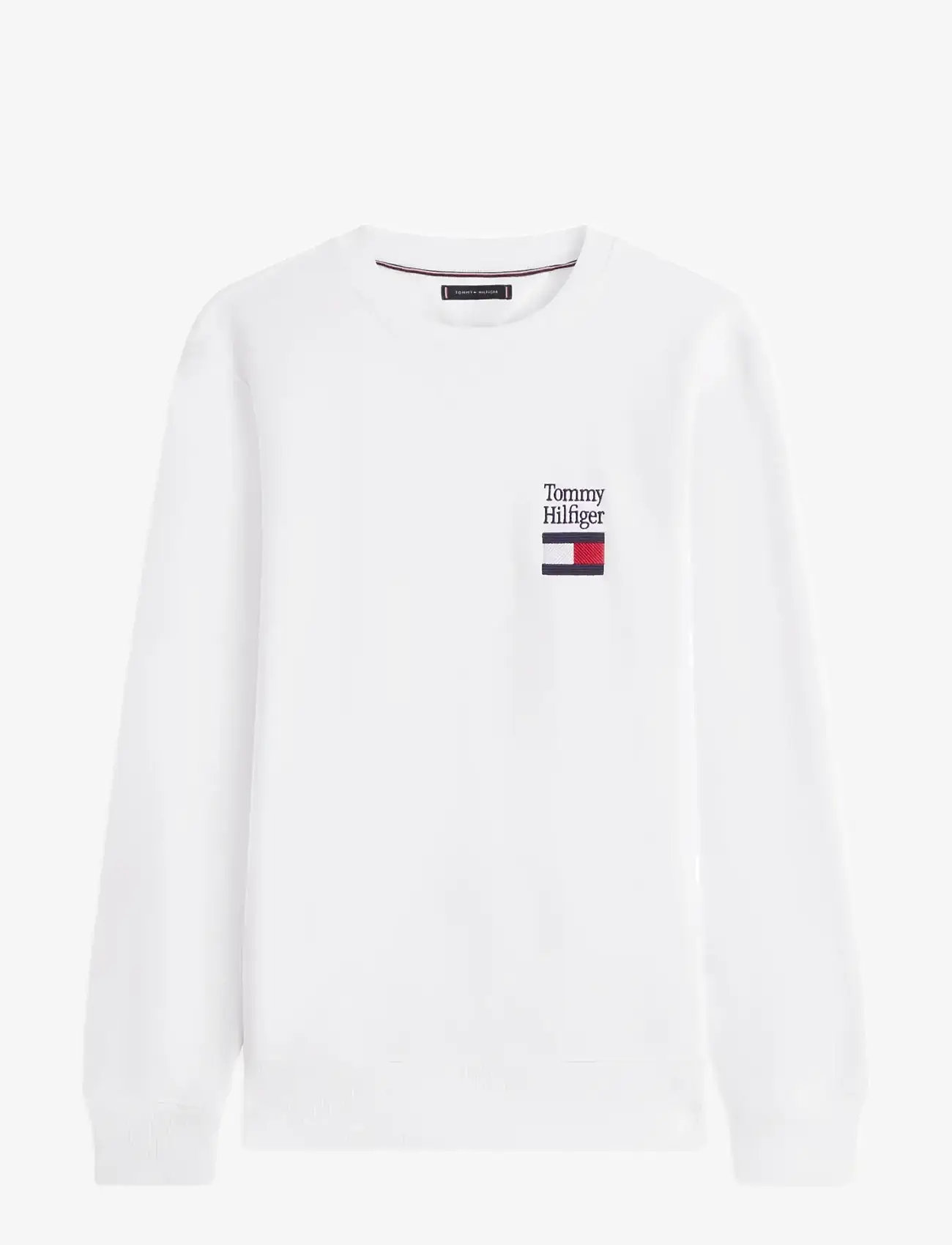 Tommy Hilfiger - TOMMY EMBRO FLAG SWEATSHIRT - shop by occasion - white - 1