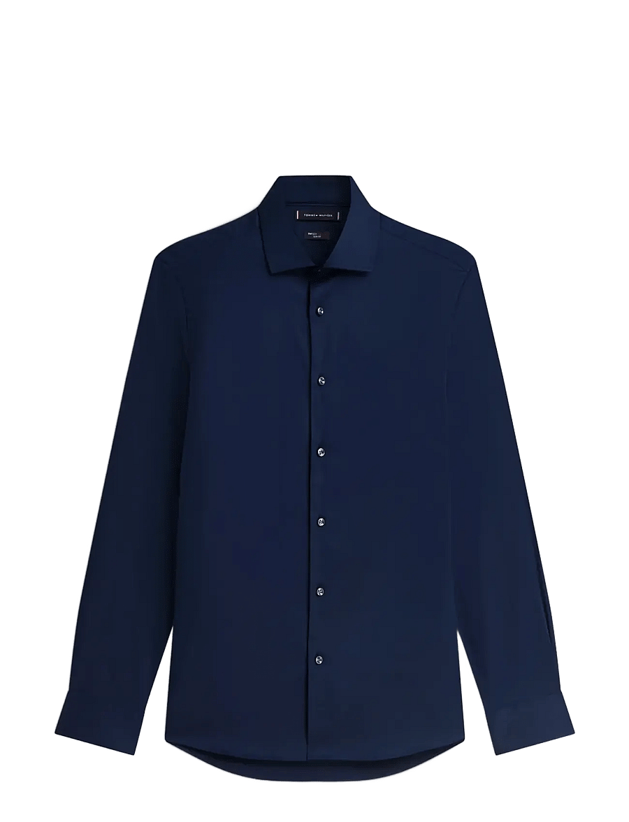 Tommy Hilfiger - NY FLEX COLLAR SOLID SHIRT - formelle hemden - navy iris - 1