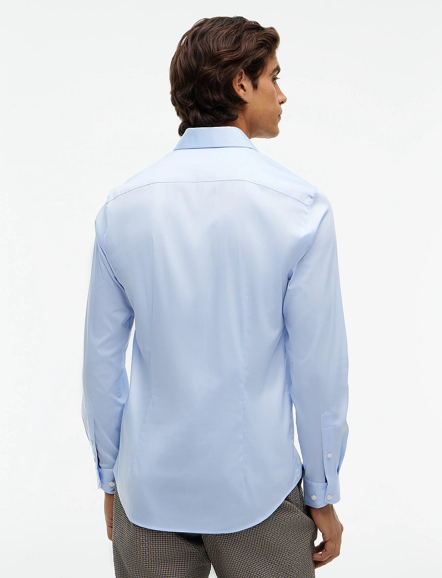 Tommy Hilfiger - NY FLEX COLLAR SOLID SHIRT - ametlikud särgid - sweet blue - 2