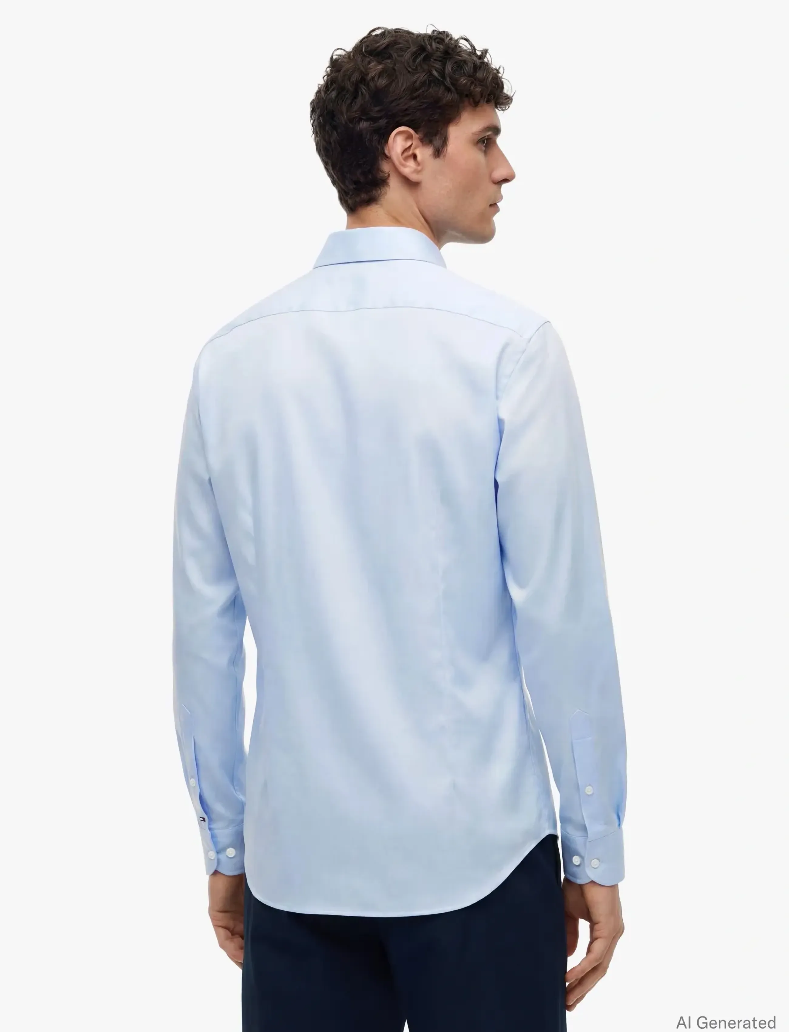 Tommy Hilfiger - DC FLEX COLLAR SOLID SHIRT - formal shirts - sweet blue - 2