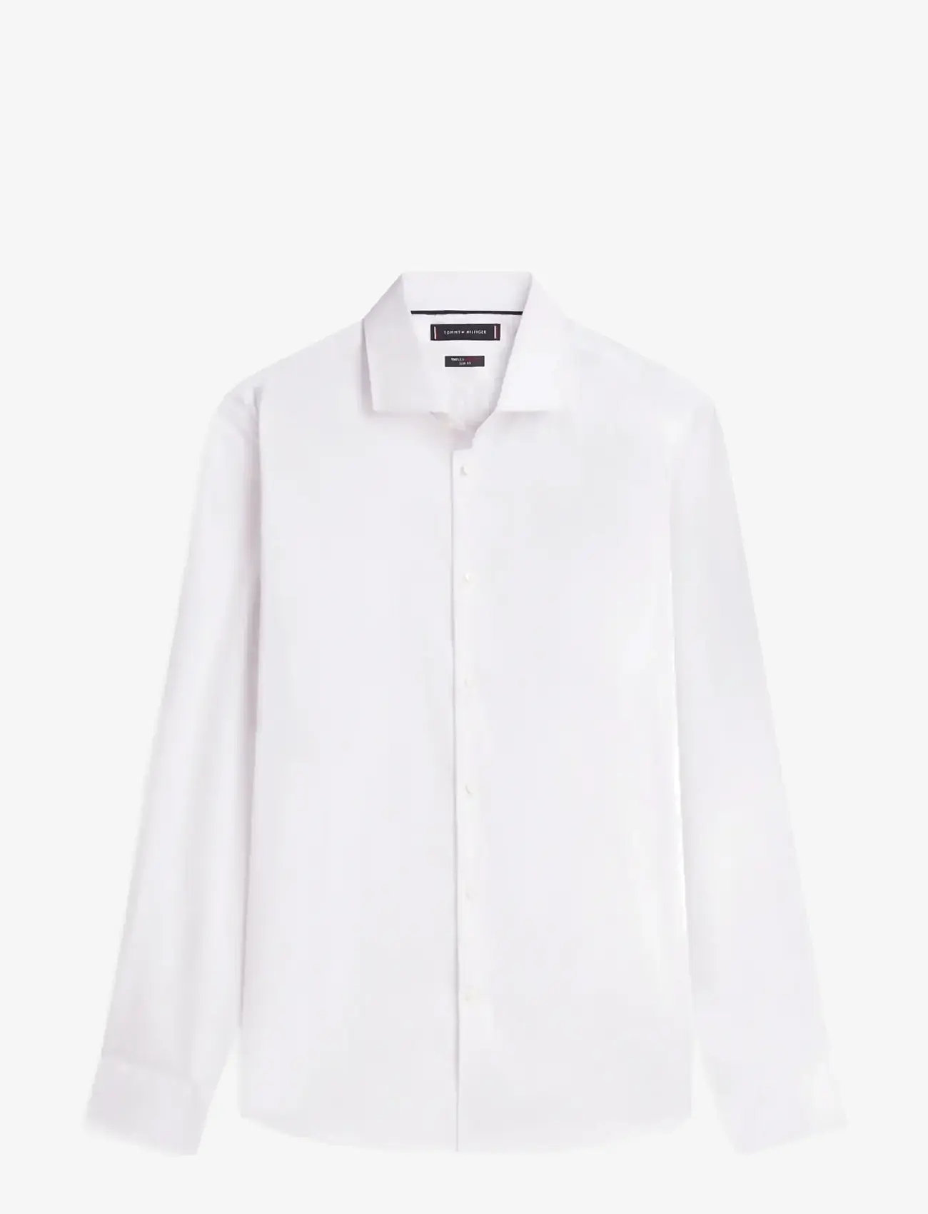 Tommy Hilfiger - DC FLEX COLLAR SOLID SHIRT - tavalised t-särgid - white - 1