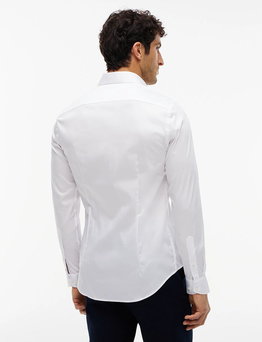 Tommy Hilfiger - NY FLEX COLLAR SOLID SHIRT - formelle skjorter - white - 2