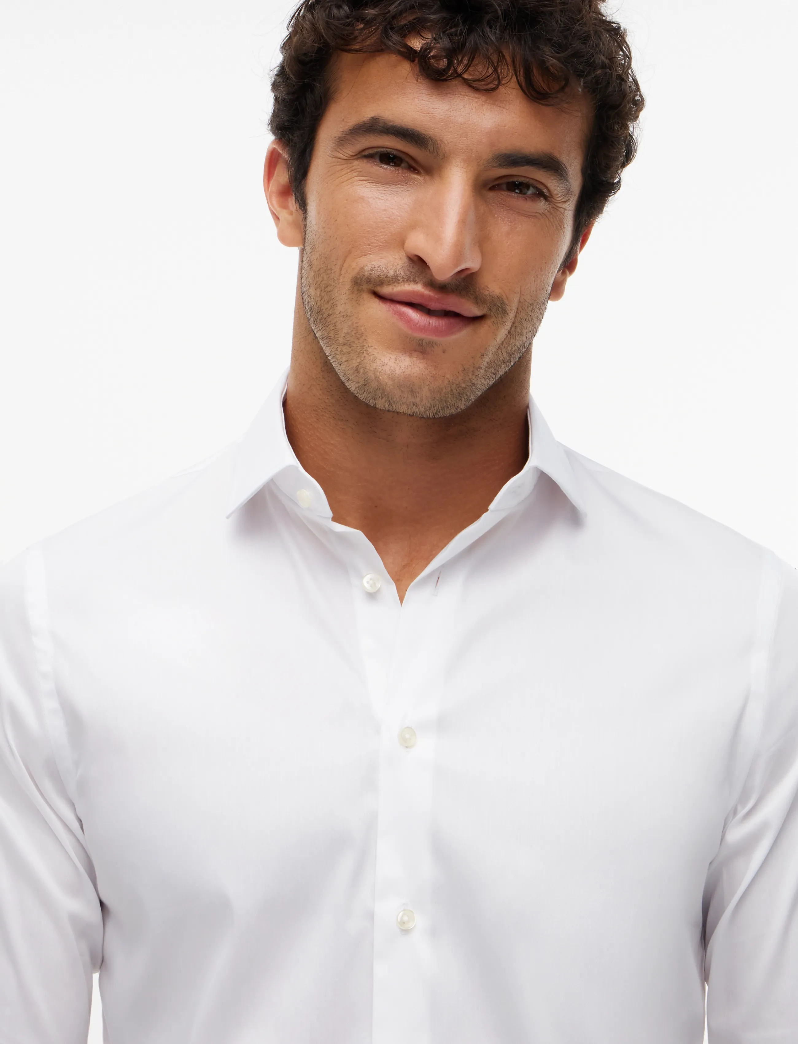Tommy Hilfiger - DC FLEX COLLAR SOLID SHIRT - formal shirts - white - 3