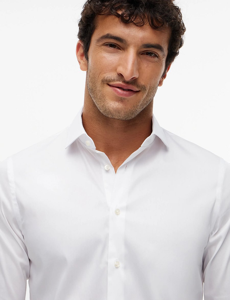 Tommy Hilfiger - NY FLEX COLLAR SOLID SHIRT - formelle skjorter - white - 3