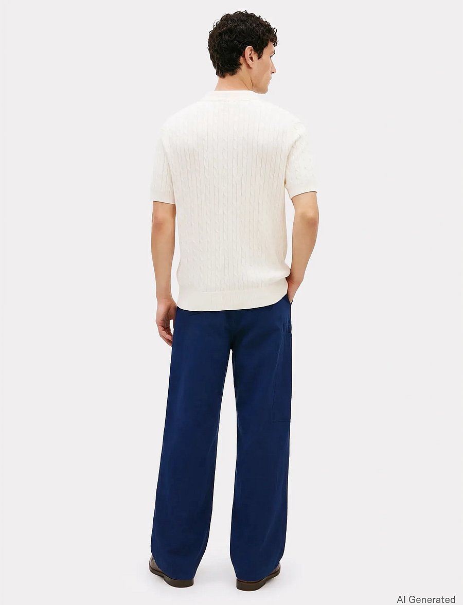 Tommy Hilfiger - CABLE SHORT SLEEVE POLO - polostrik - ivory petal - 2