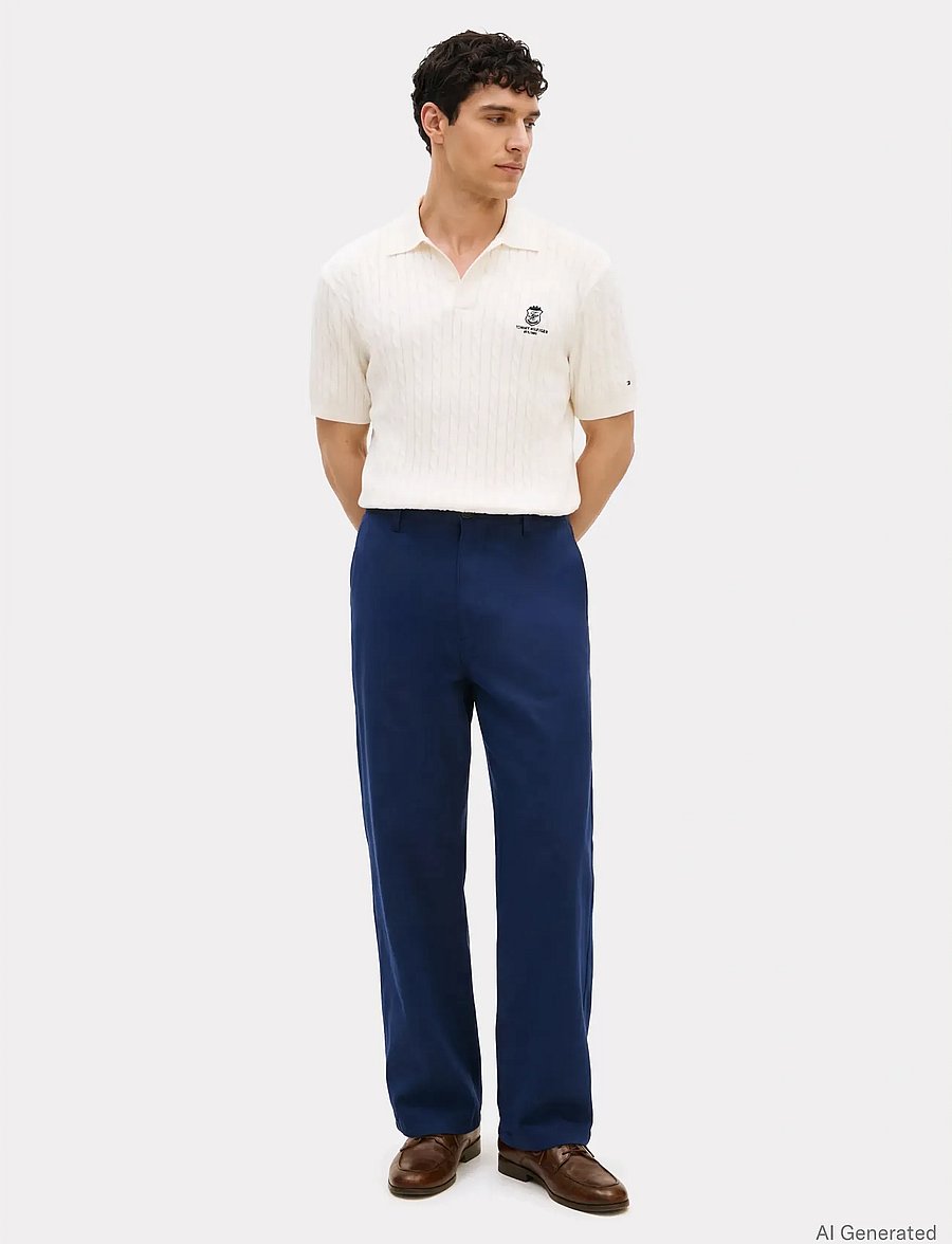 Tommy Hilfiger - CABLE SHORT SLEEVE POLO - polostrik - ivory petal - 4