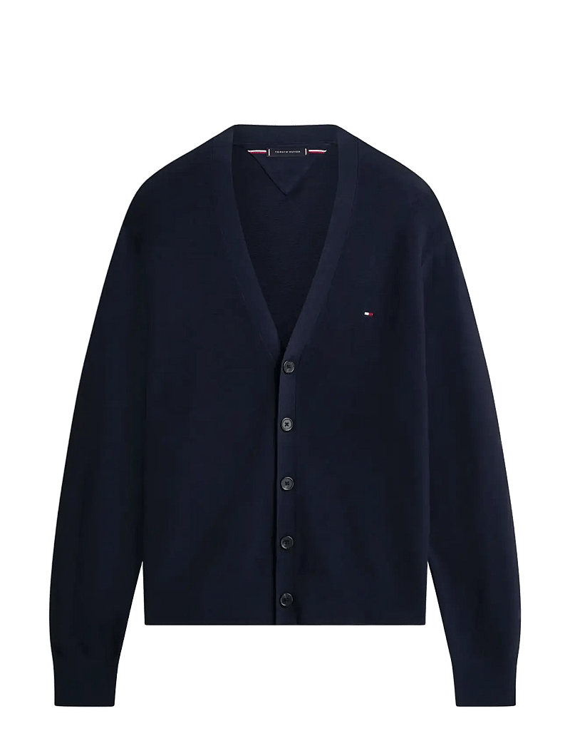 Tommy Hilfiger - COOL TOUCH STRUCTURE CARDIGAN - cardigans - desert sky - 1