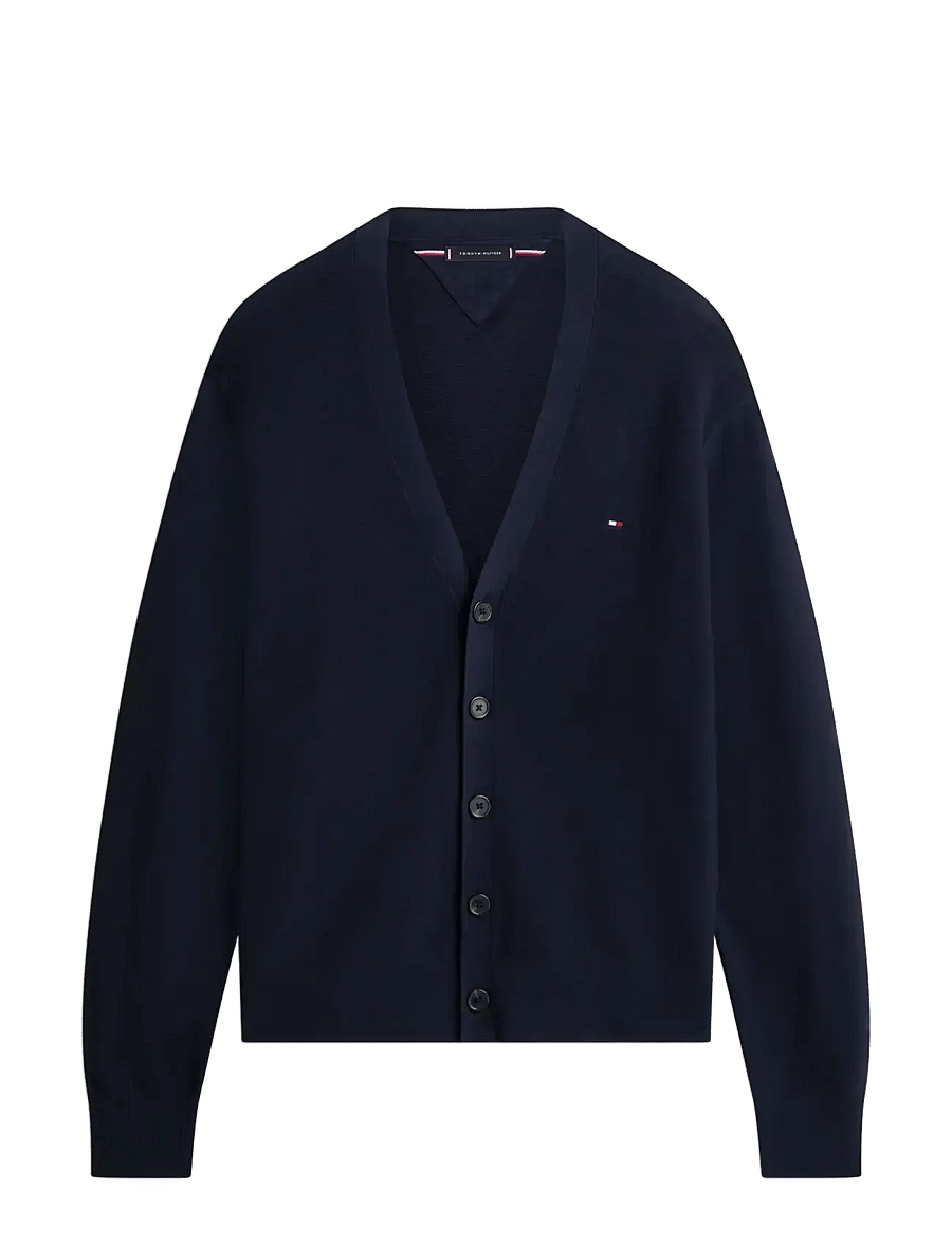 Tommy Hilfiger - COOL TOUCH STRUCTURE CARDIGAN - koftor - desert sky - 1