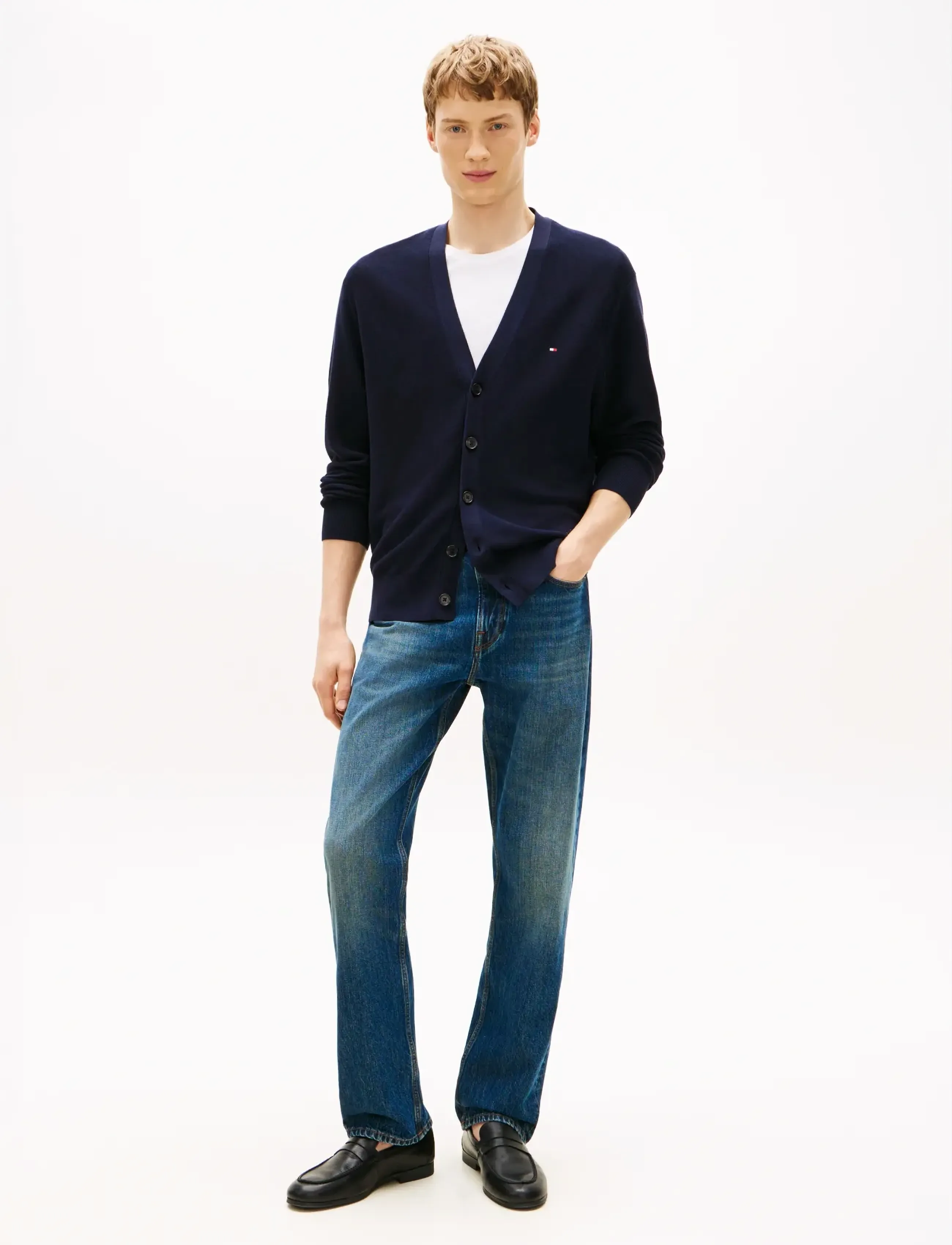 Tommy Hilfiger - COOL TOUCH STRUCTURE CARDIGAN - koftor - desert sky - 3