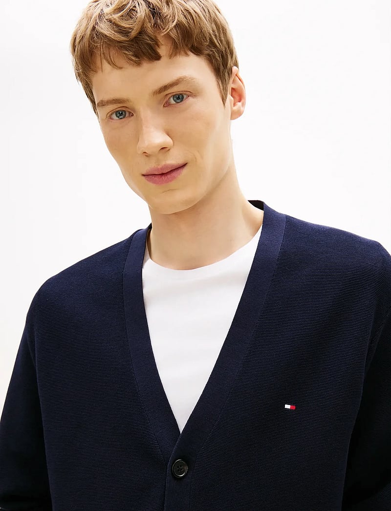 Tommy Hilfiger - COOL TOUCH STRUCTURE CARDIGAN - cardigans - desert sky - 4