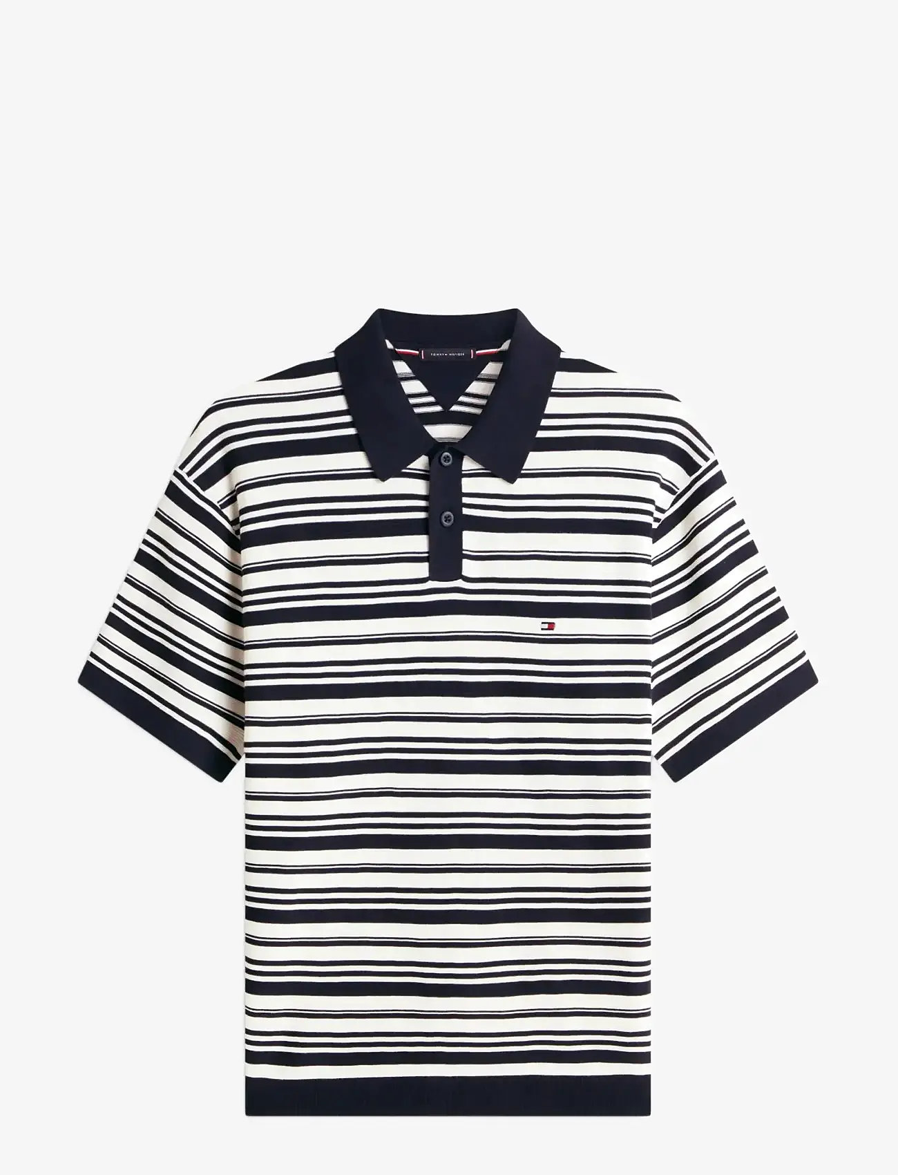 Tommy Hilfiger - COOL TOUCH STRUCTURE SS POLO - polostrik - desert sky ivory petal multi - 1