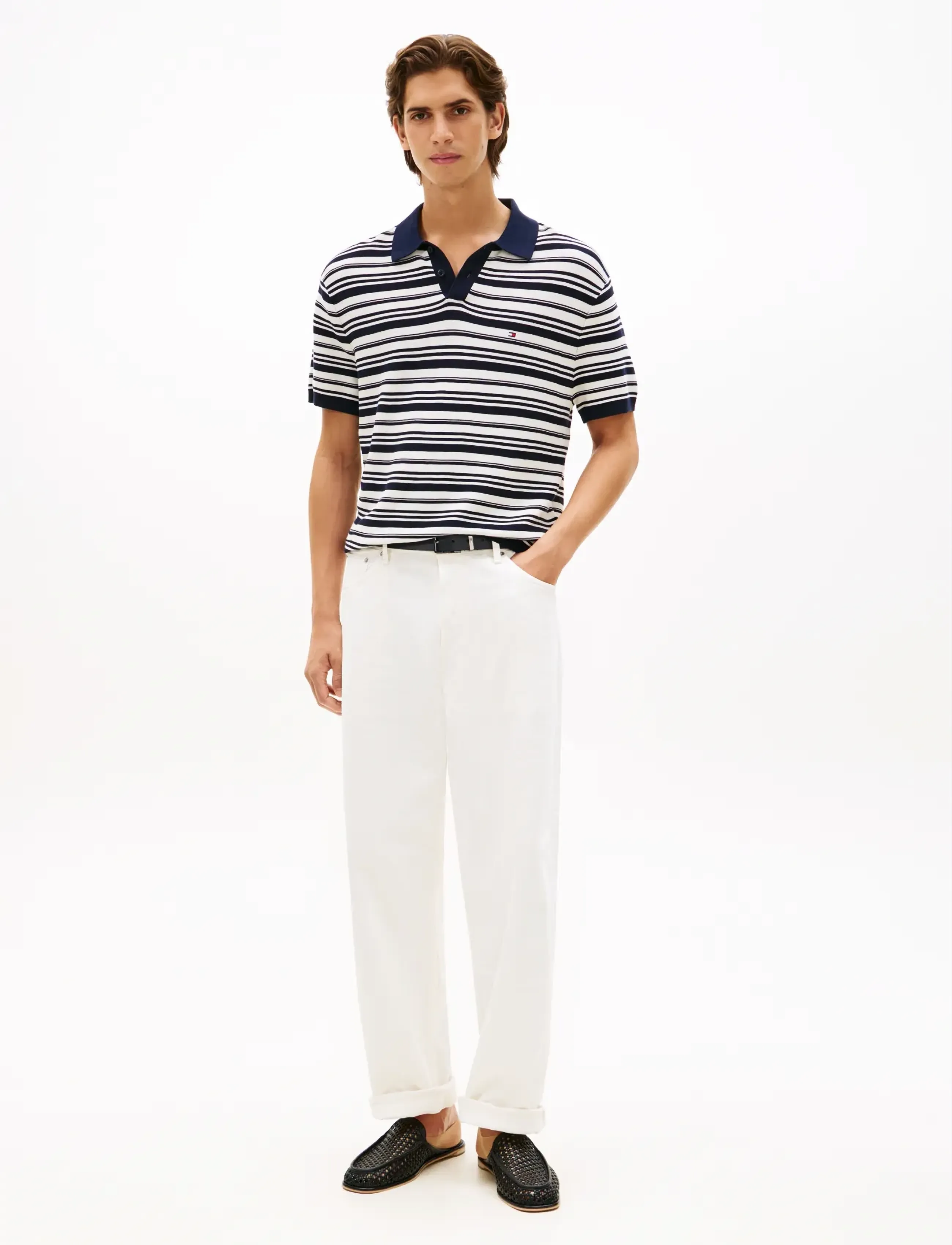Tommy Hilfiger - COOL TOUCH STRUCTURE SS POLO - polo shirts - desert sky ivory petal multi - 3
