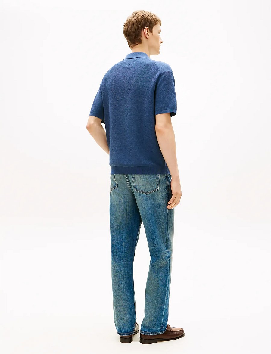 Tommy Hilfiger - COOL TOUCH STRUCTURE SS POLO - kootud polosärgid - aegean sea heather - 2