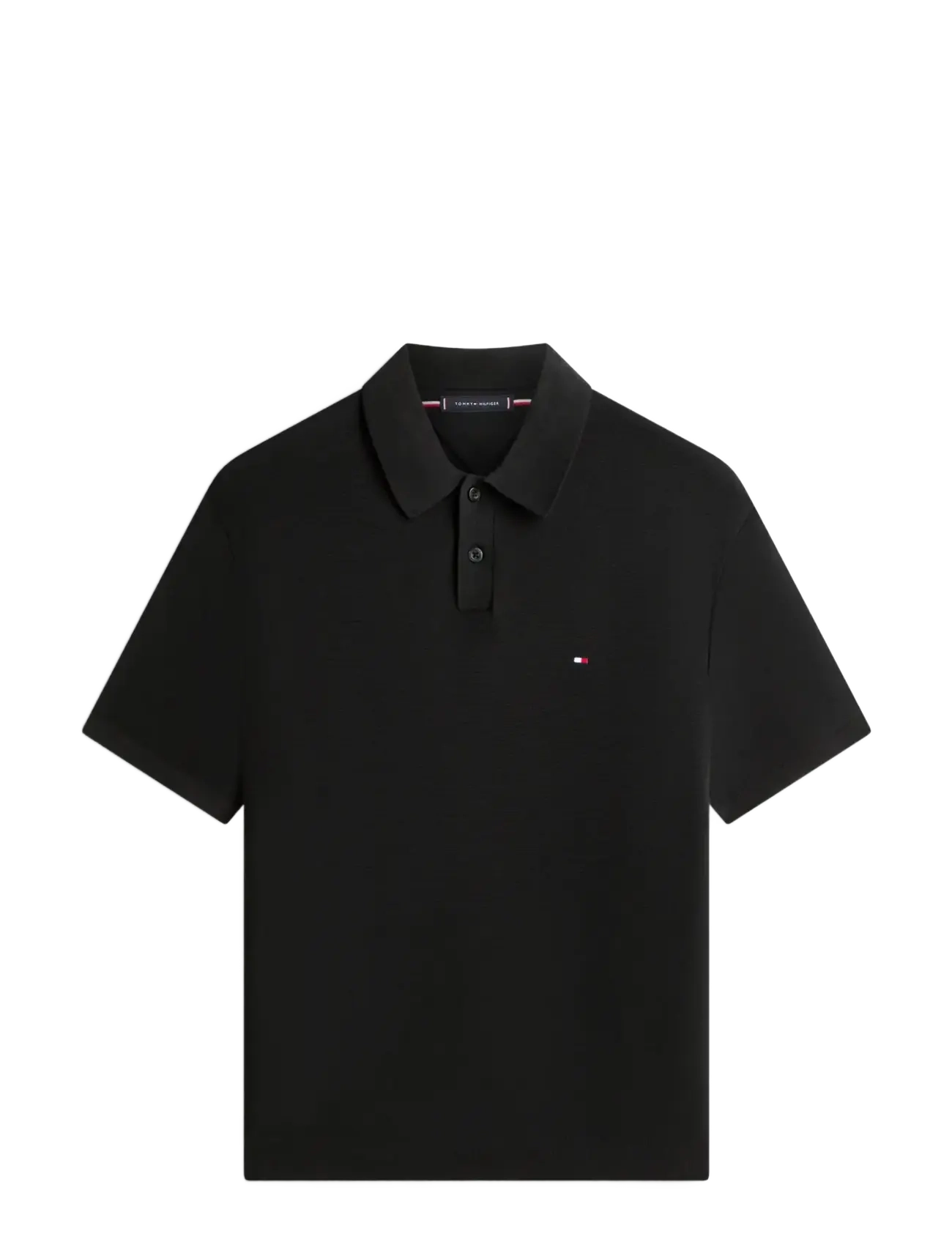 TOMMY HILFIGER Cool Touch Structure Ss Polo Schwarz - L - Herren