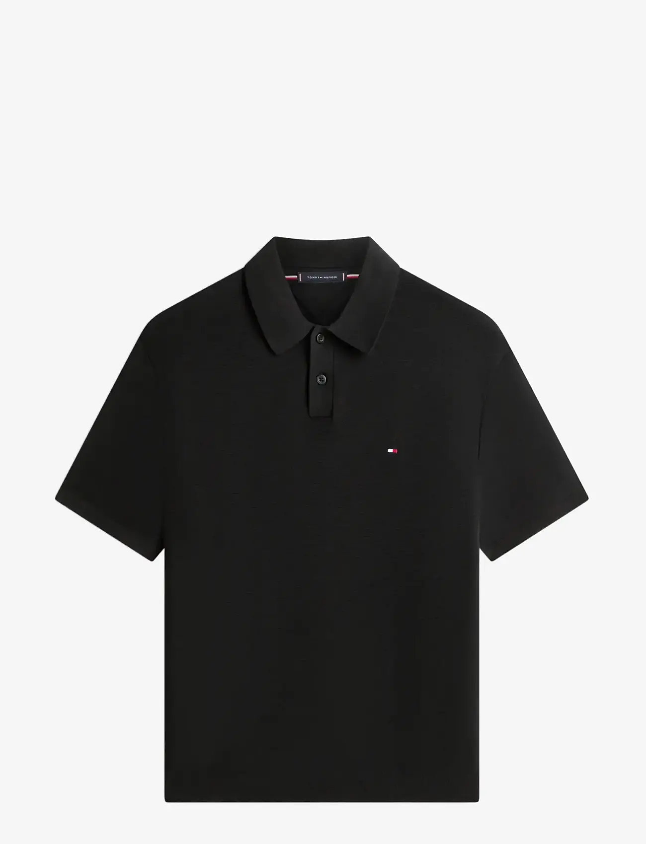 Tommy Hilfiger - COOL TOUCH STRUCTURE SS POLO - kootud polosärgid - black - 1