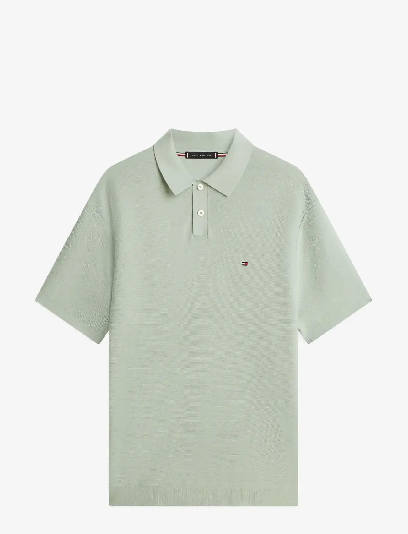 Tommy Hilfiger - COOL TOUCH STRUCTURE SS POLO - polostrik - minty grey - 1