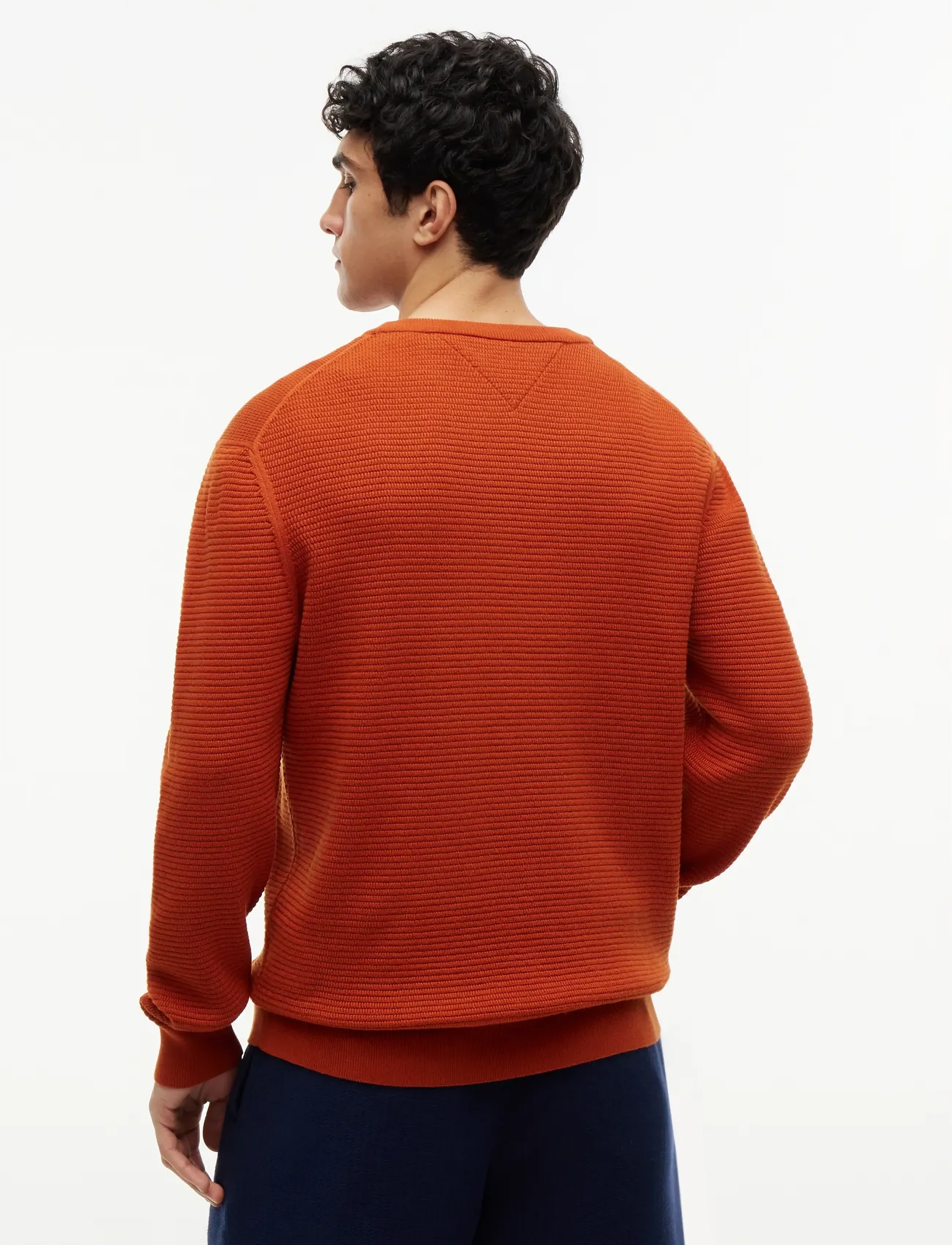 Tommy Hilfiger - SEASONAL STRUCTURE CREW NECK - rundhalsad - rusty ochre - 2