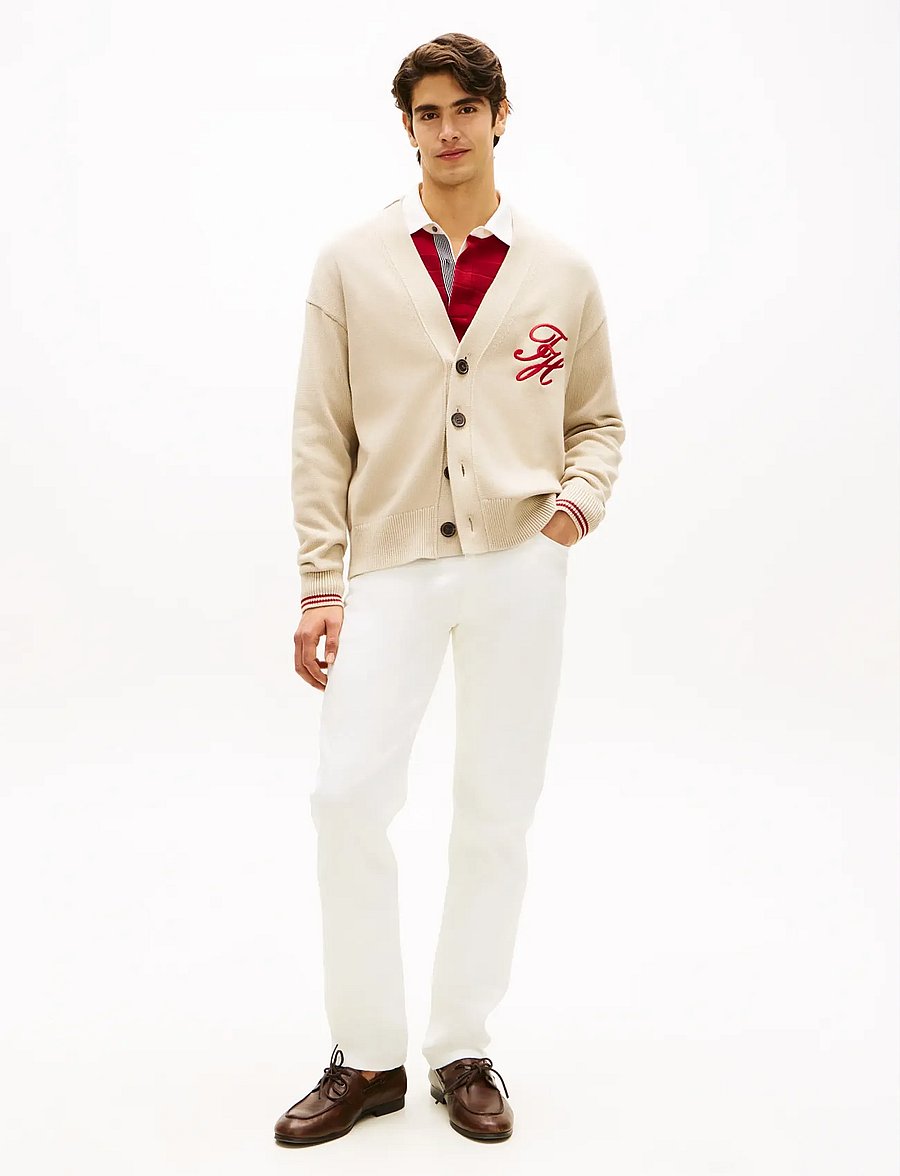Tommy Hilfiger - CHUNKY COTTON CARDIGAN - cardigans - sandalwood - 3