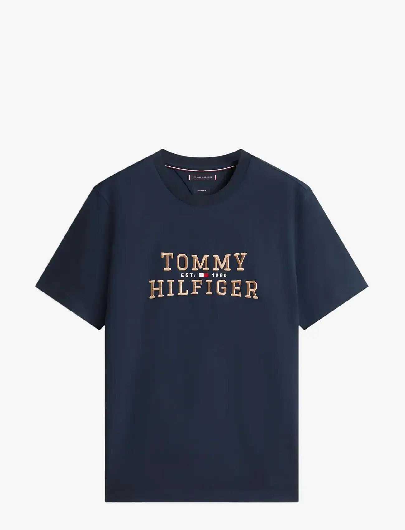 Tommy Hilfiger - ICON INTERLOCK TEE - lühikeste varrukatega t-särgid - desert sky - 1