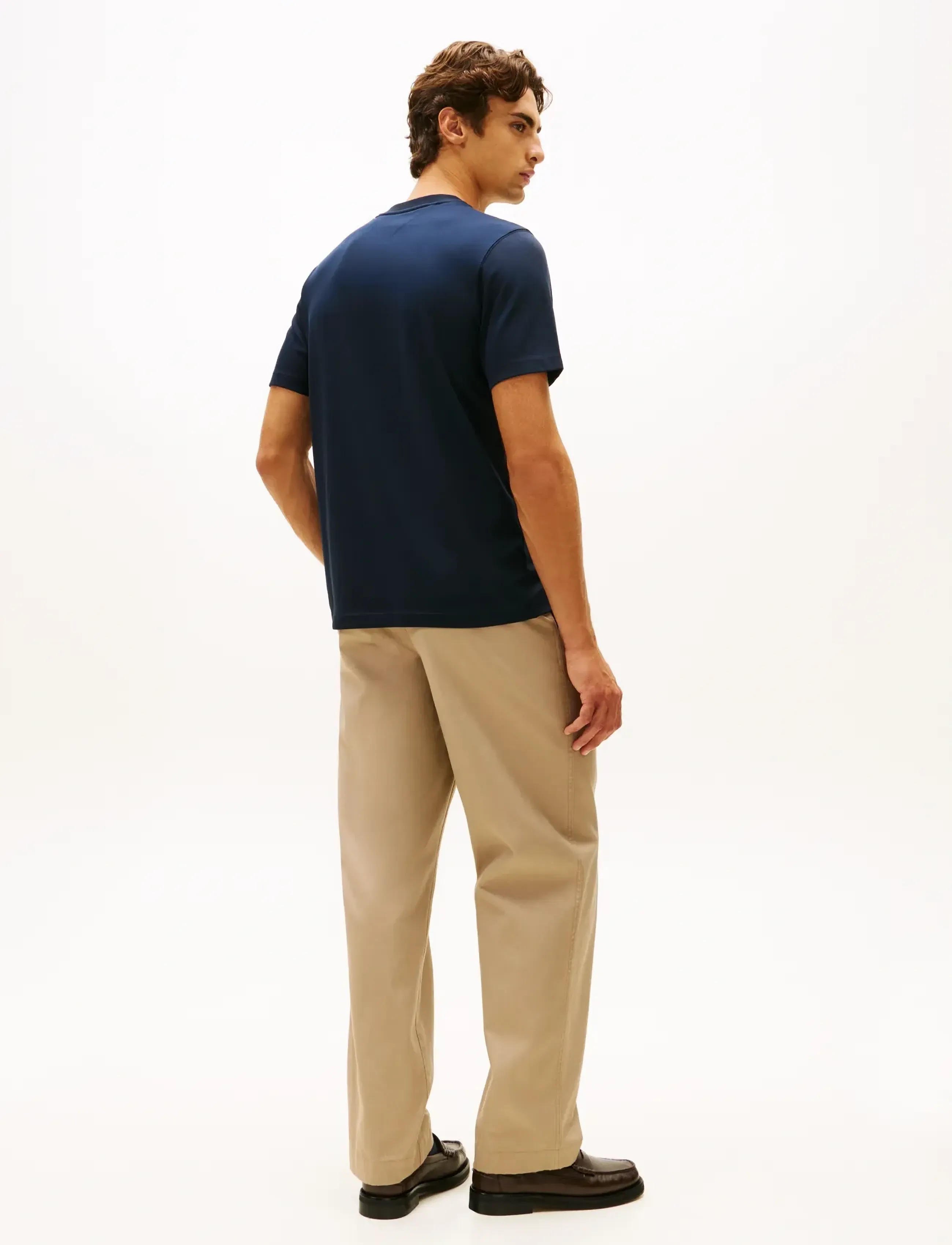 Tommy Hilfiger - ICON INTERLOCK TEE - short-sleeved t-shirts - desert sky - 2