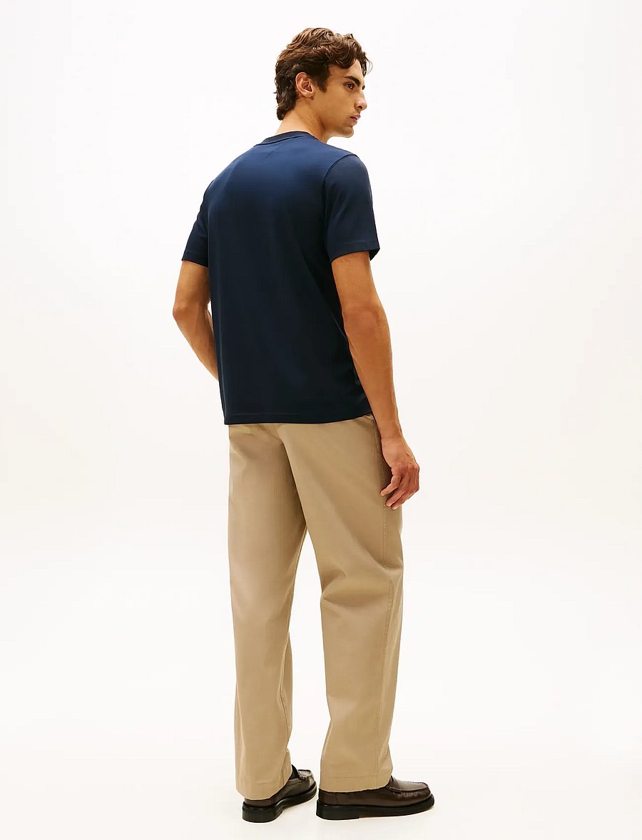 Tommy Hilfiger - ICON INTERLOCK TEE - lühikeste varrukatega t-särgid - desert sky - 2