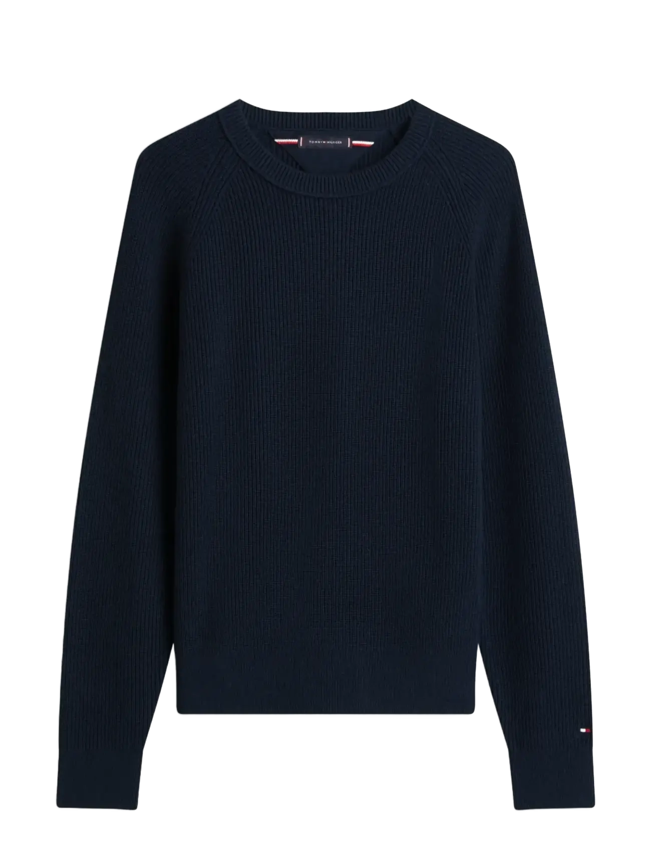 Tommy Hilfiger FISHERMAN RIB JONNY COLLAR - Strickmode - DARK NIGHT NAVY / navy