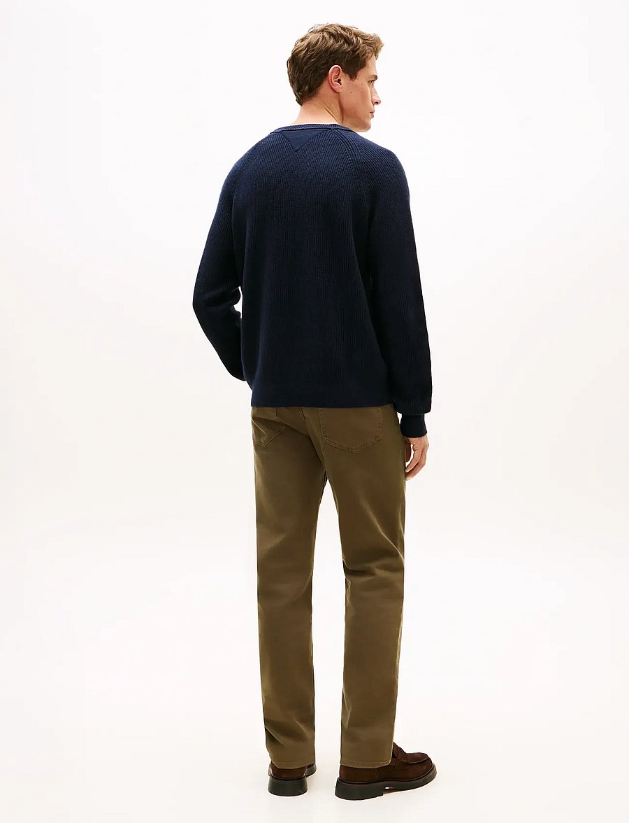 Tommy Hilfiger - FISHERMAN RIB JONNY COLLAR - rundhalsad - dark night navy - 3