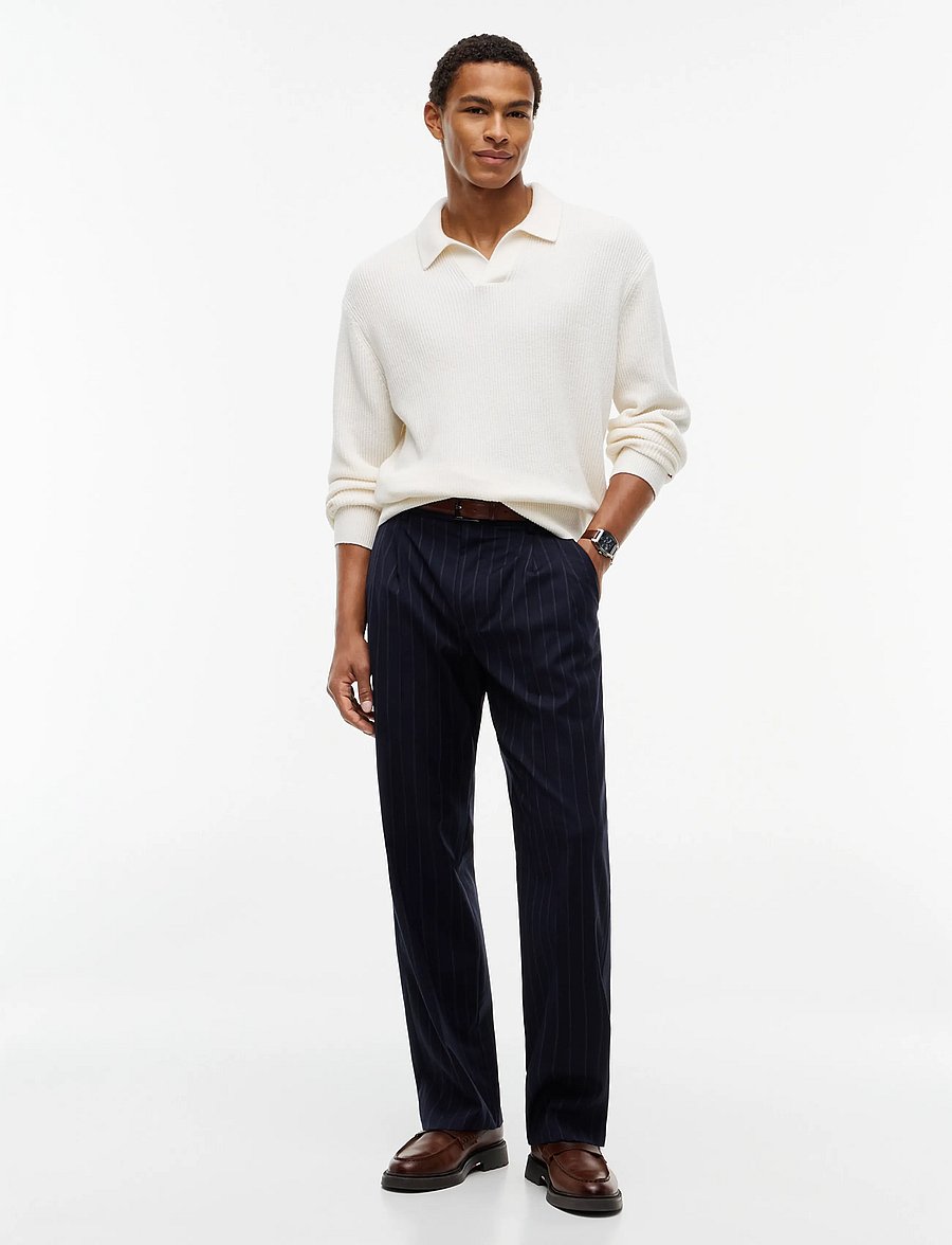 Tommy Hilfiger - FISHERMAN RIB CREW NECK - rundhals - ivory petal - 4
