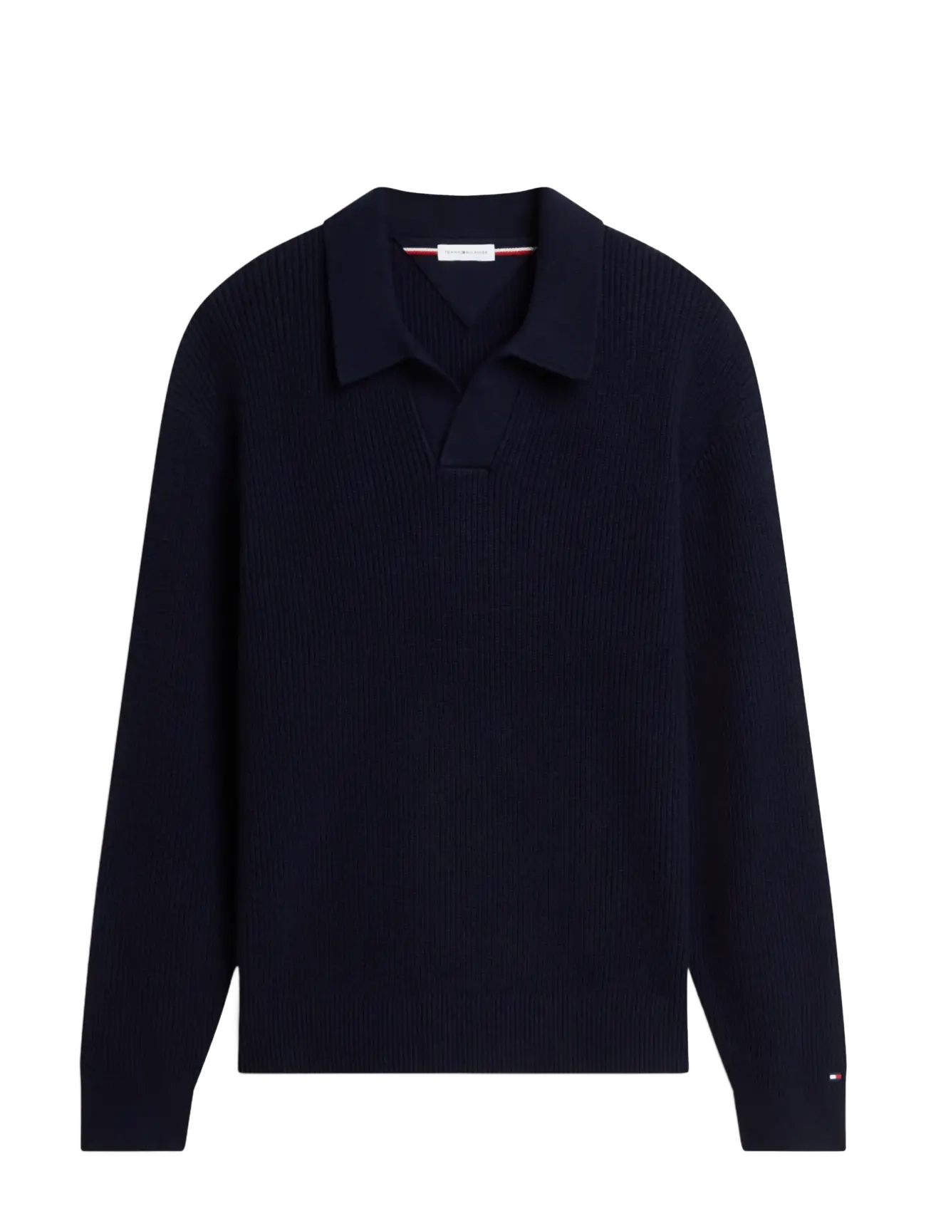 Tommy Hilfiger - FISHERMAN RIB JONNY COLLAR - Ümara kaelusega - navy blue - 1