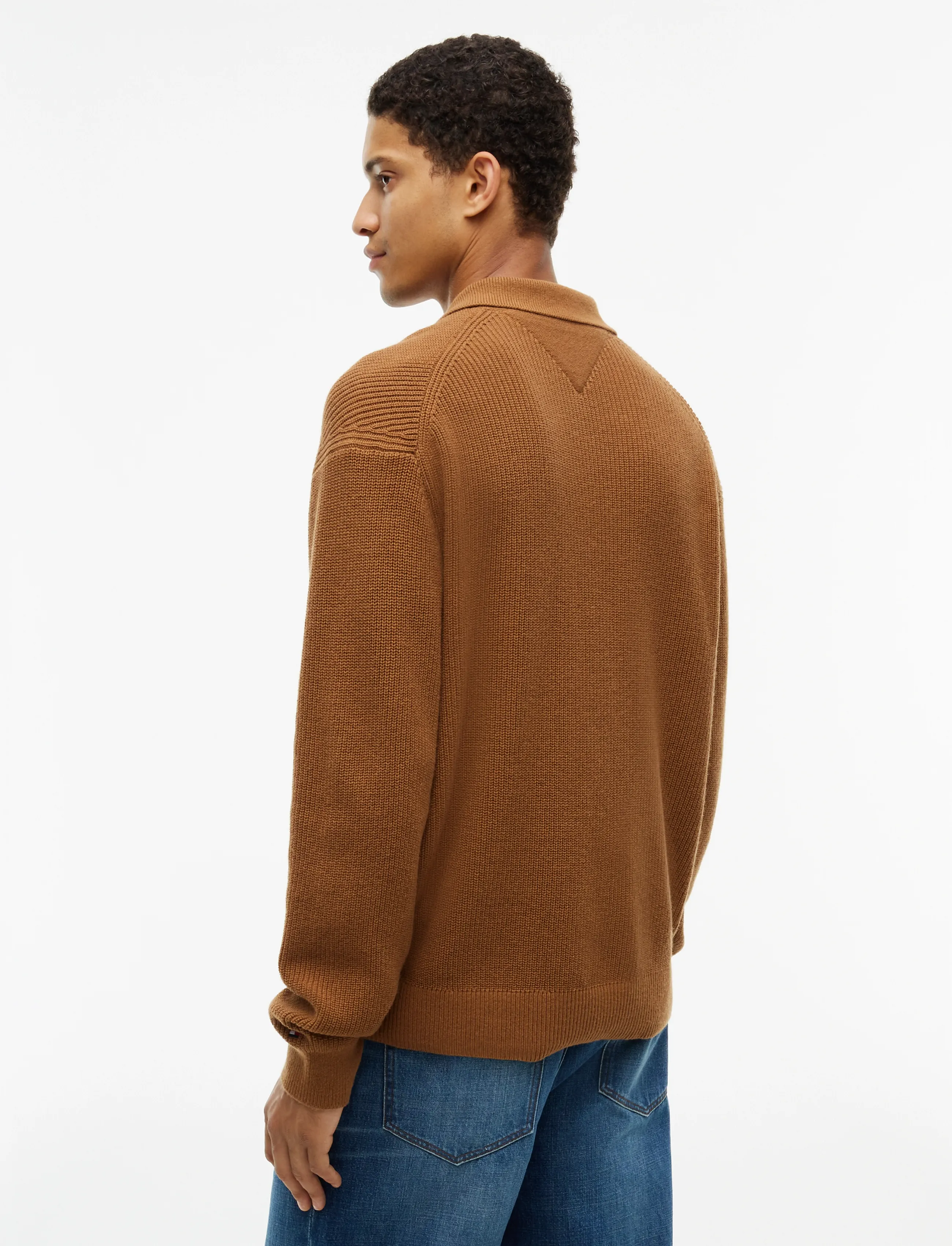 Tommy Hilfiger - FISHERMAN RIB CREW NECK - rundhals - timeless tawny - 2