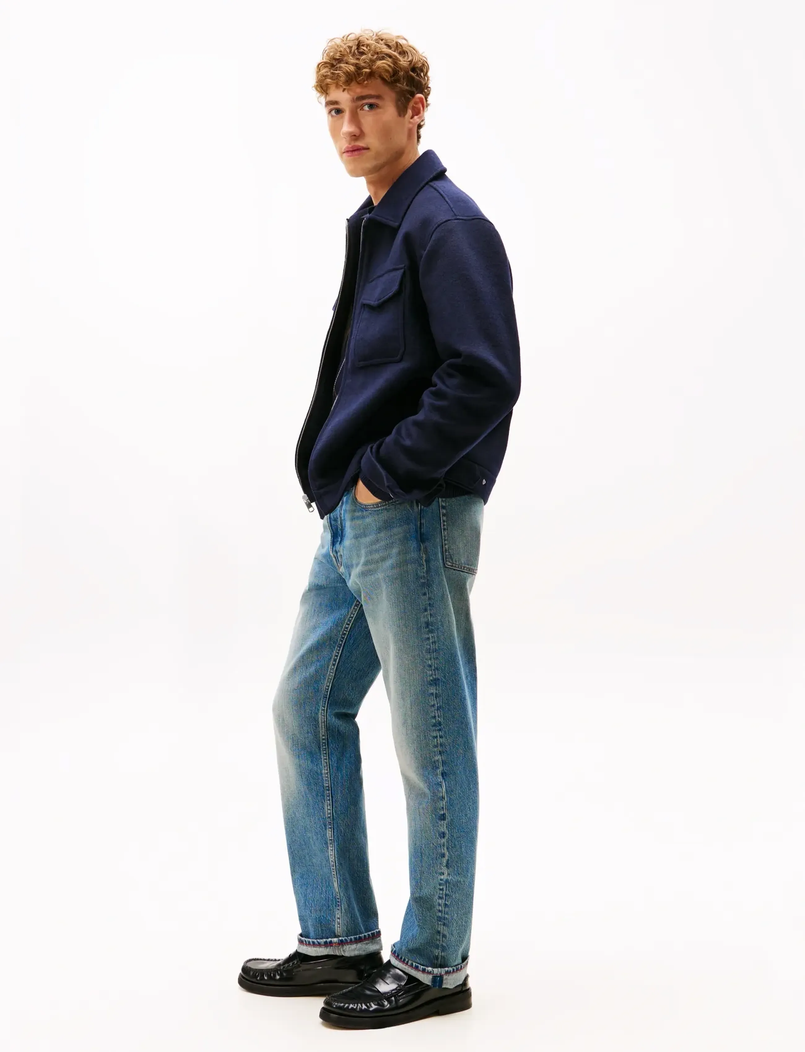 Tommy Hilfiger - REGULAR STRAIGHT DOVER TYE BLUE - suorat farkut - tye blue - 2